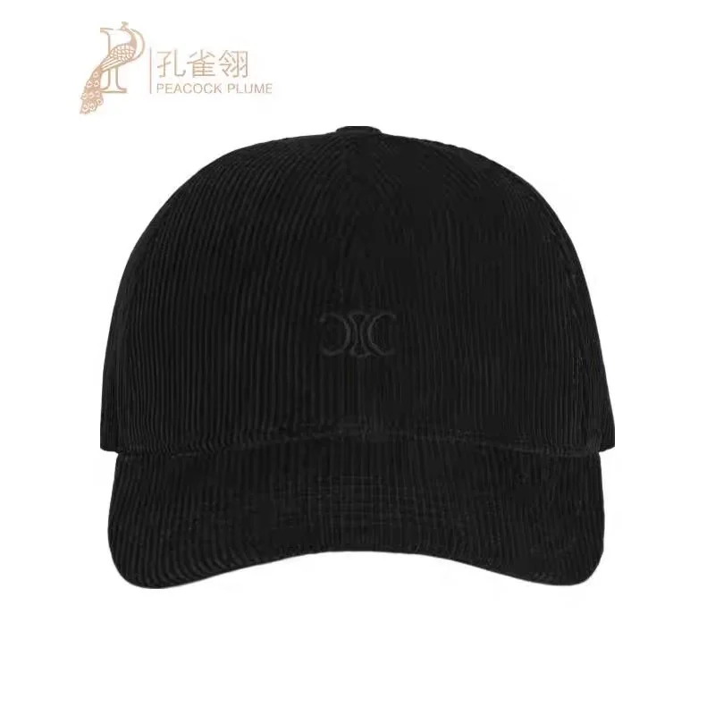 셀린느 블랙 코듀로이 캡 상세 이미지 1