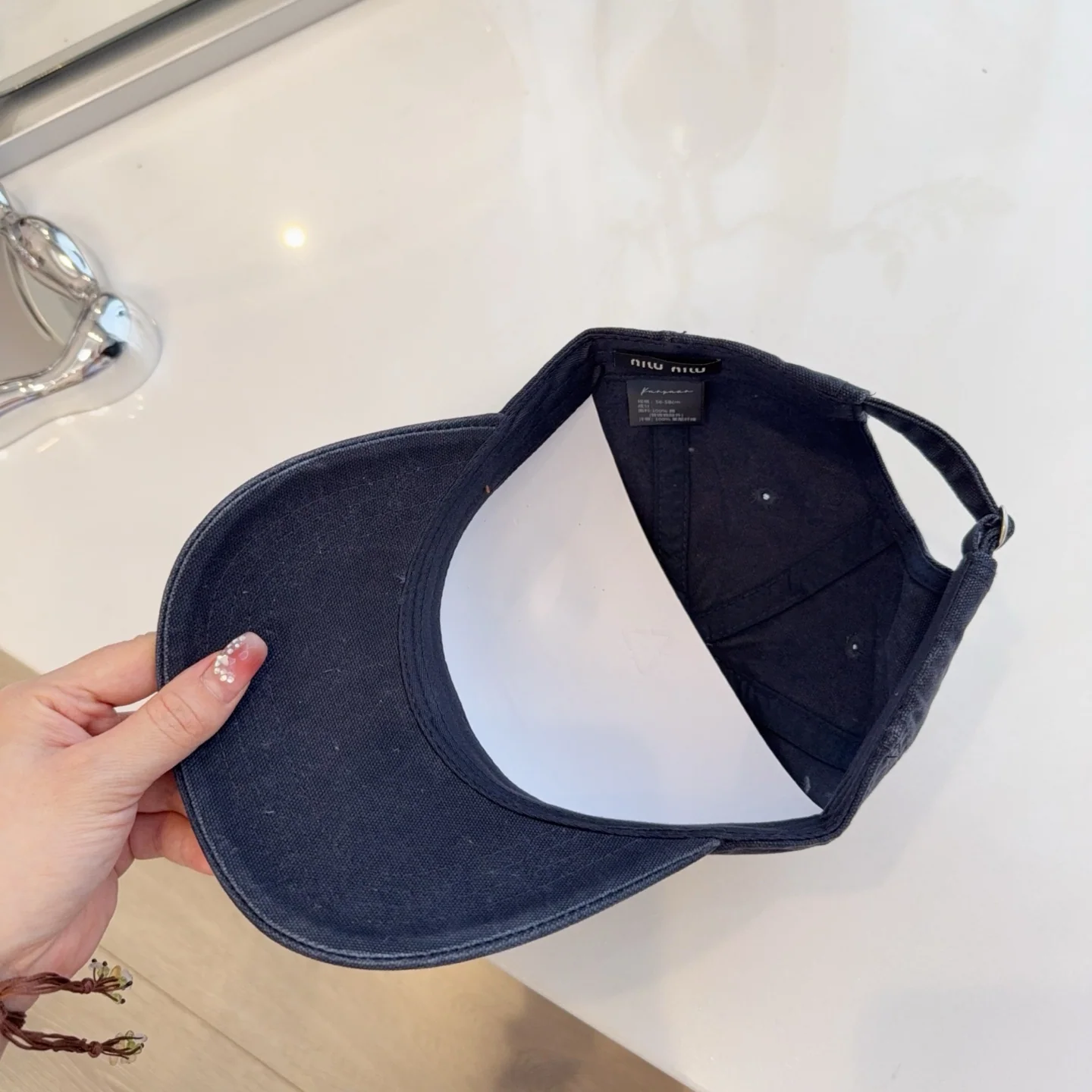 미우미우 모자 80896 Miu Miu Cap 상세 이미지 8