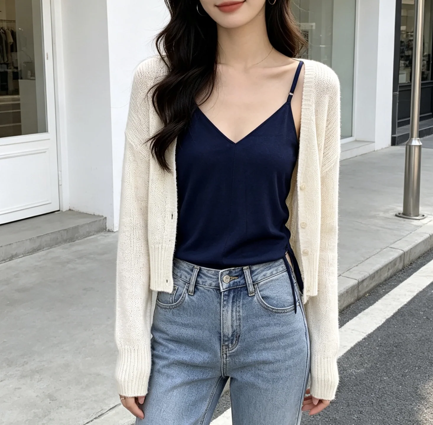 생로랑 여성 반팔 티셔츠 상세 이미지 8