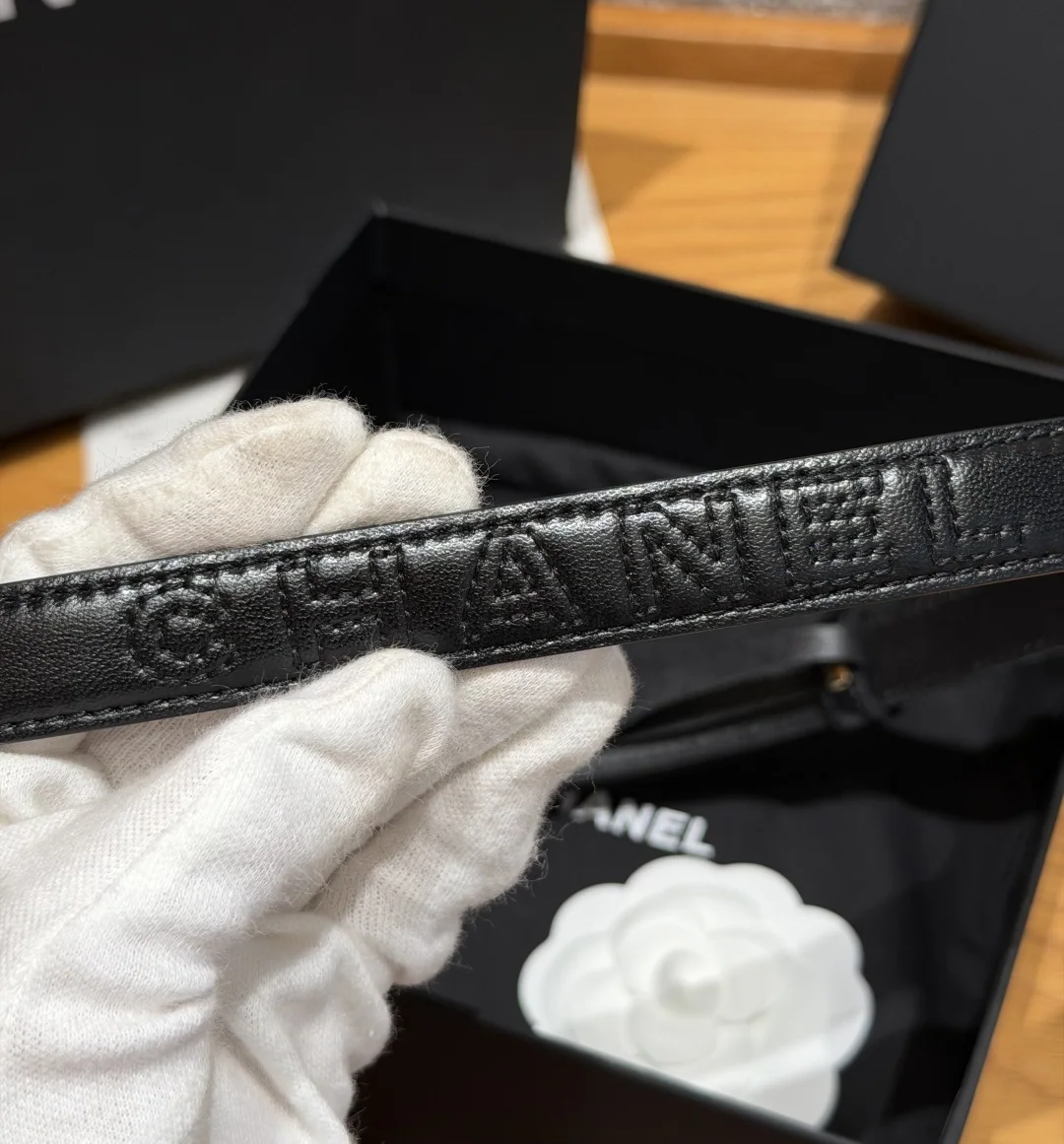 샤넬 퀼팅 램스킨 벨트 20mm 상세 이미지 9