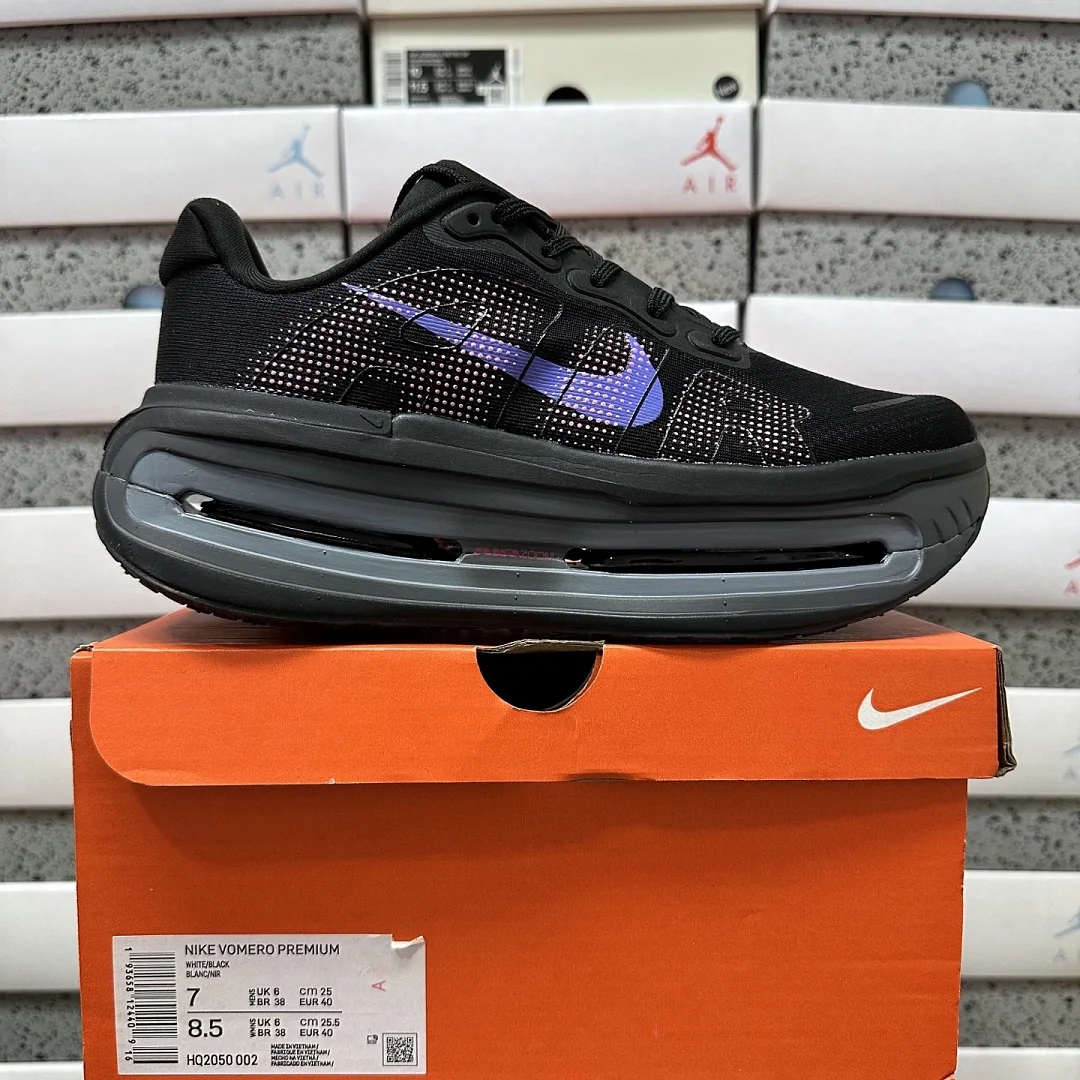 나이키 [5A] 보메로 프리미엄 블랙 퍼플 HQ2050-002 201635 Nike Vomero Premium