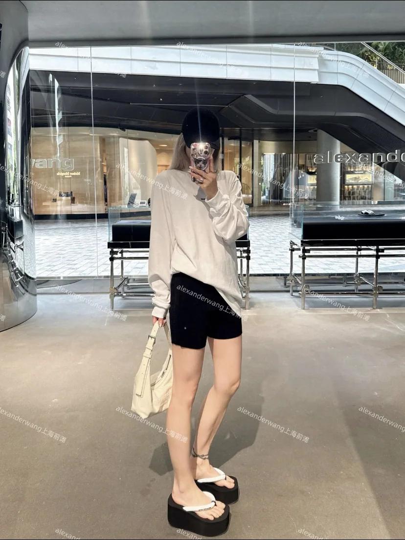 알렉산더왕 스몰로고 3D 프린트 남성 긴팔 티셔츠 상세 이미지 18