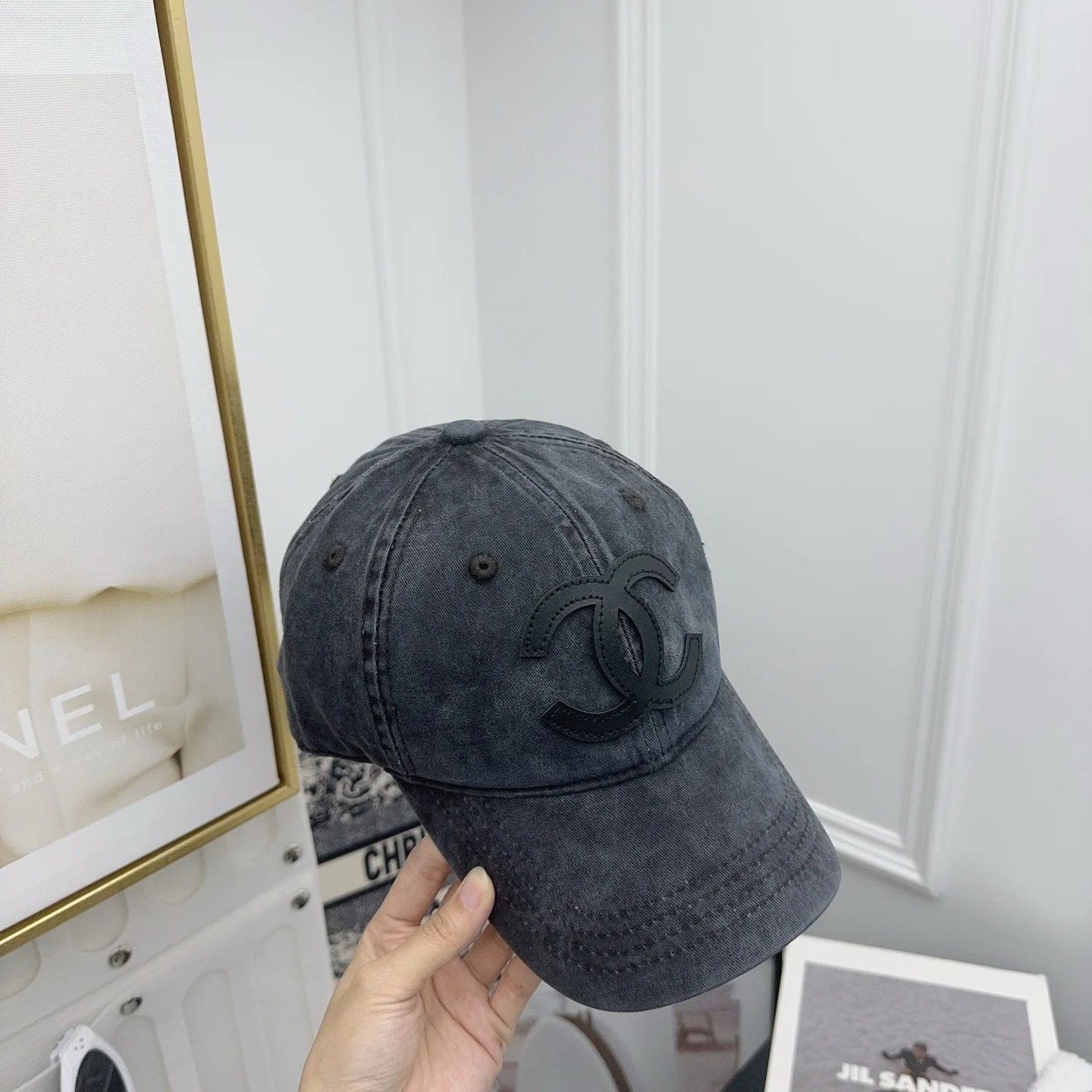 샤넬 레트로 가을겨울 컬러 모자 상세 이미지 2