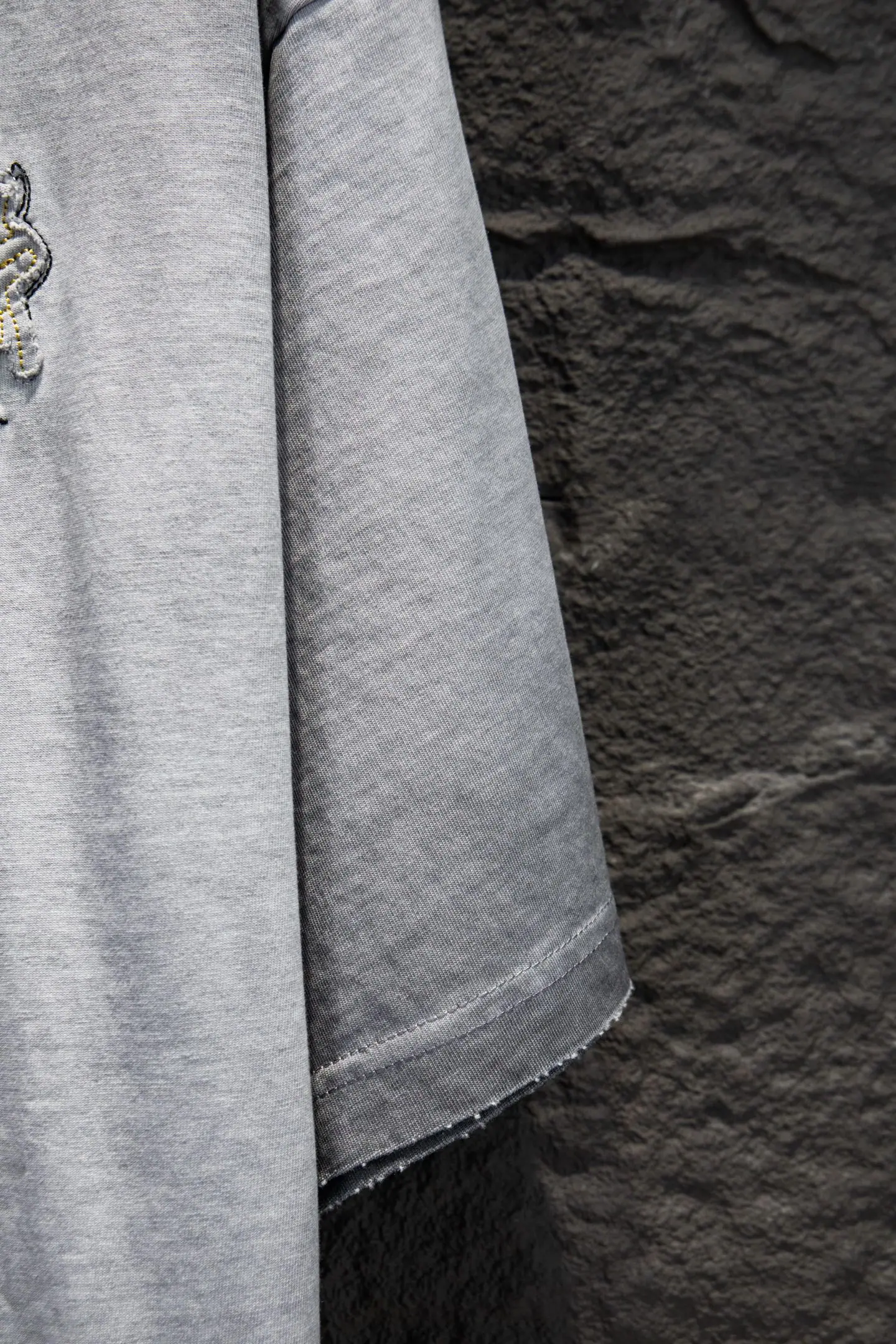 크롬하츠 헤비 듀티 리버스 컬러 자수 반팔 티셔츠 상세 이미지 7