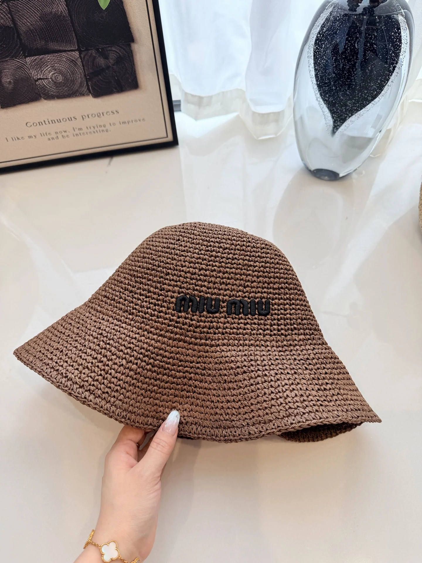 미우미우 모자 80777 Miu Miu Cap 상세 이미지 7