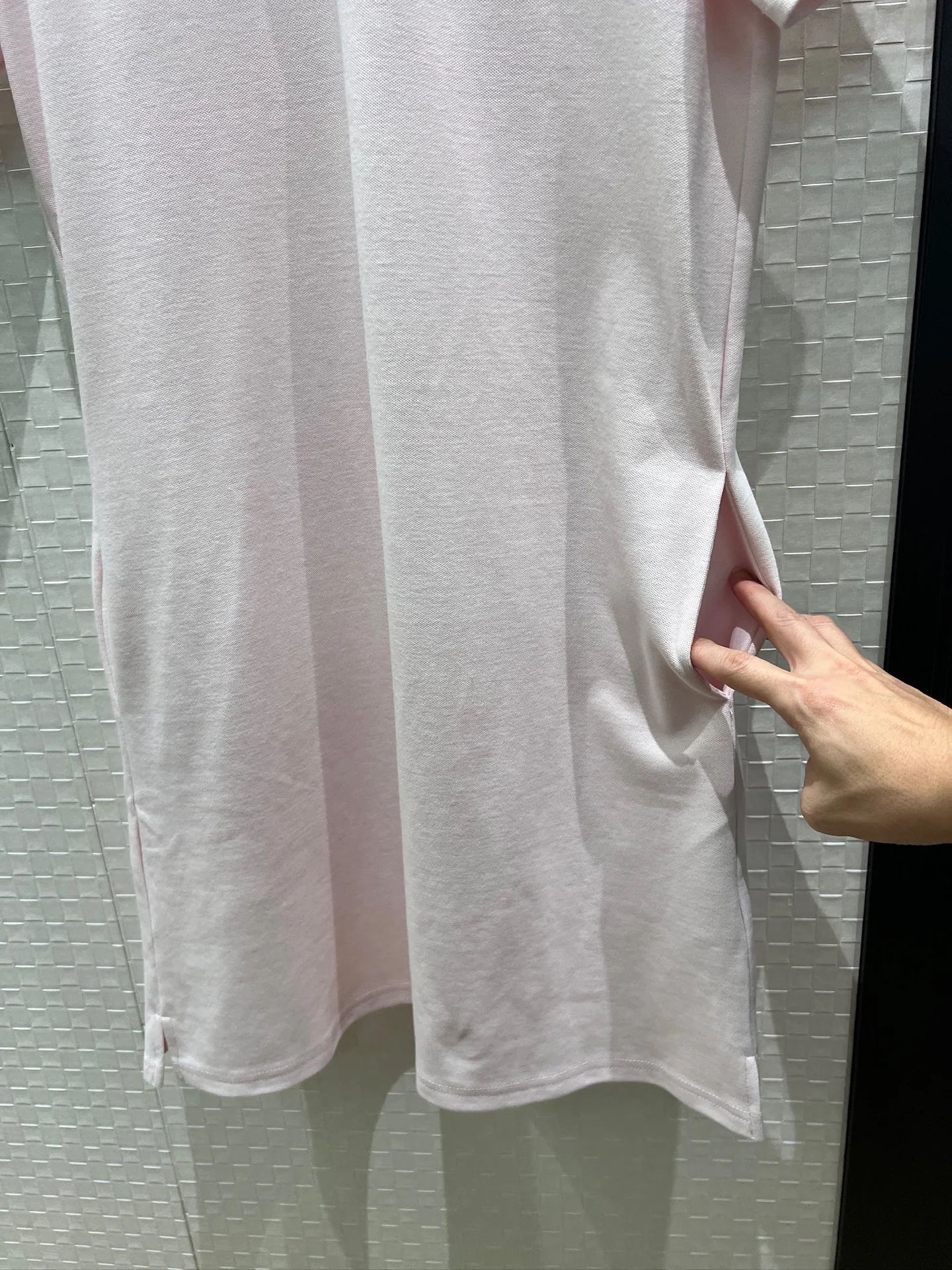 버버리 체크 카라 폴로 원피스 상세 이미지 6