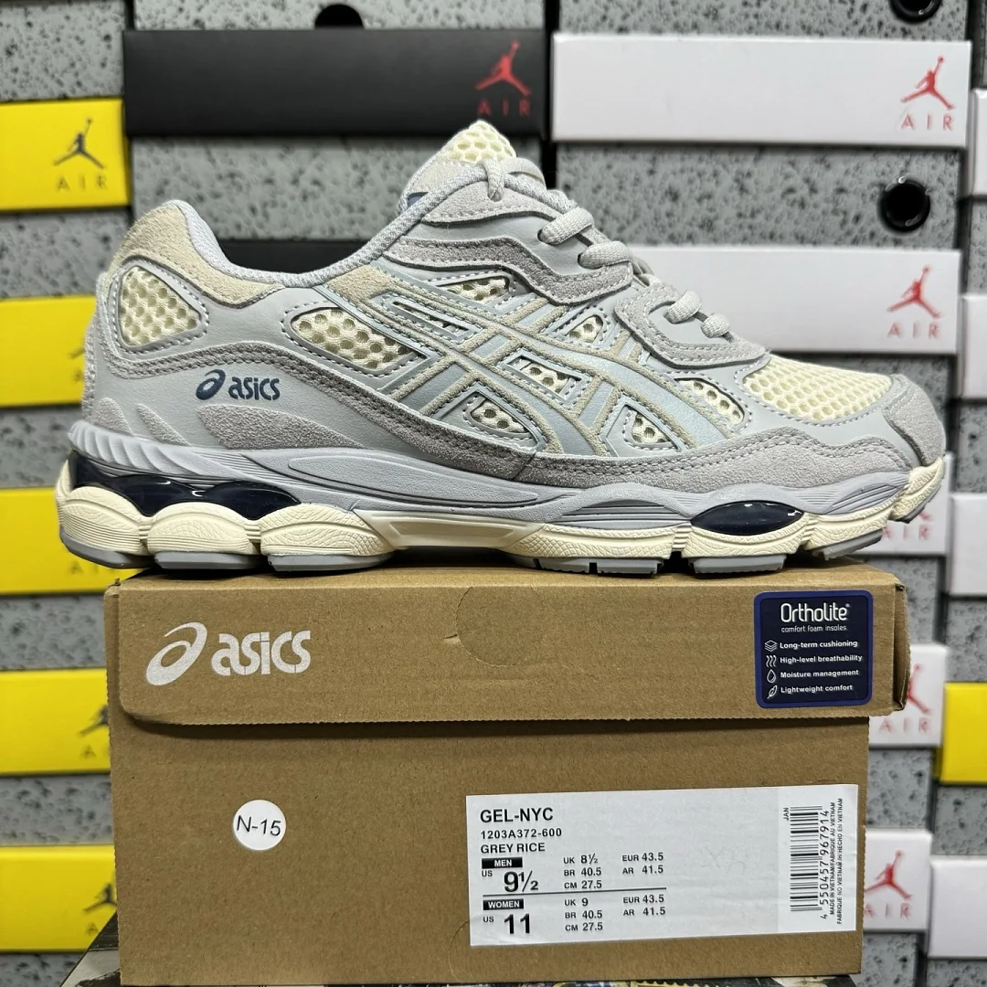 아식스 [WZ] 젤 NYC 1203A372-600 200383 Asics Gel-NYC Ivory Mid Grey