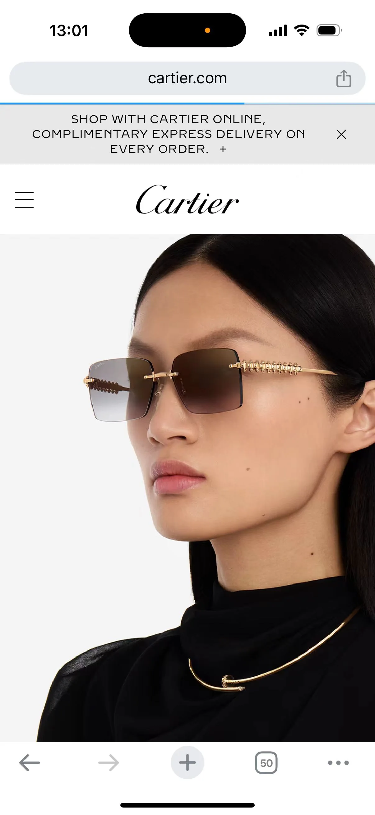 까르띠에 선글라스 72346 Cartier Sunglasses 상세 이미지 4