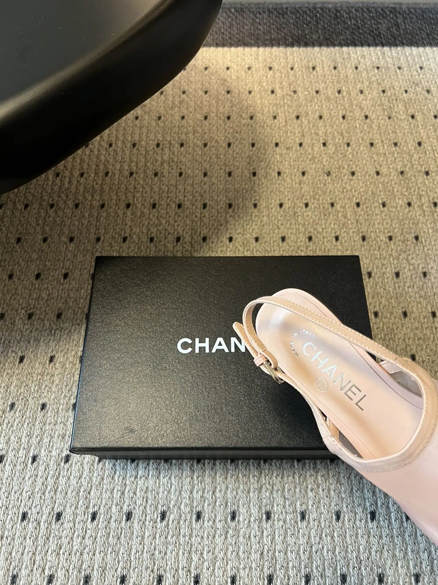 샤넬 메시 보우 백리스 샌들 상세 이미지 8