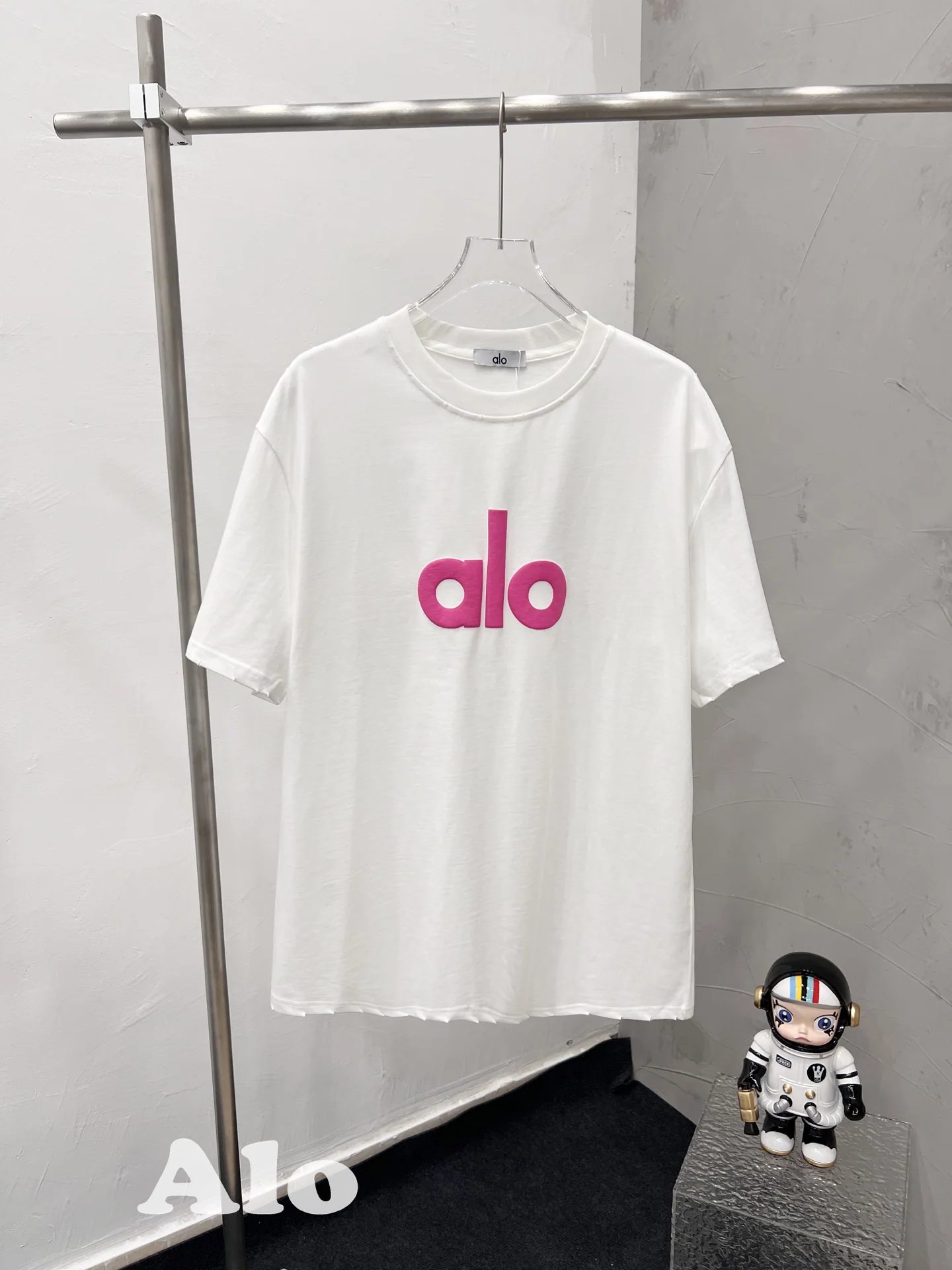 알로 3D 폼 프린트 루즈핏 반팔 티셔츠 상세 이미지 2
