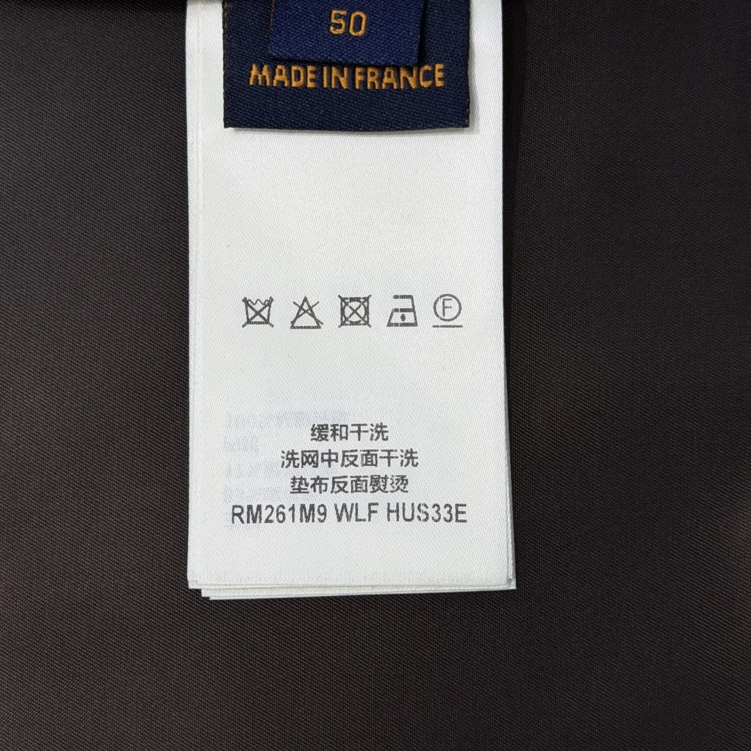 루이비통 체크무늬 스트라이프 후드 재킷 남성 2026 SS 상세 이미지 9