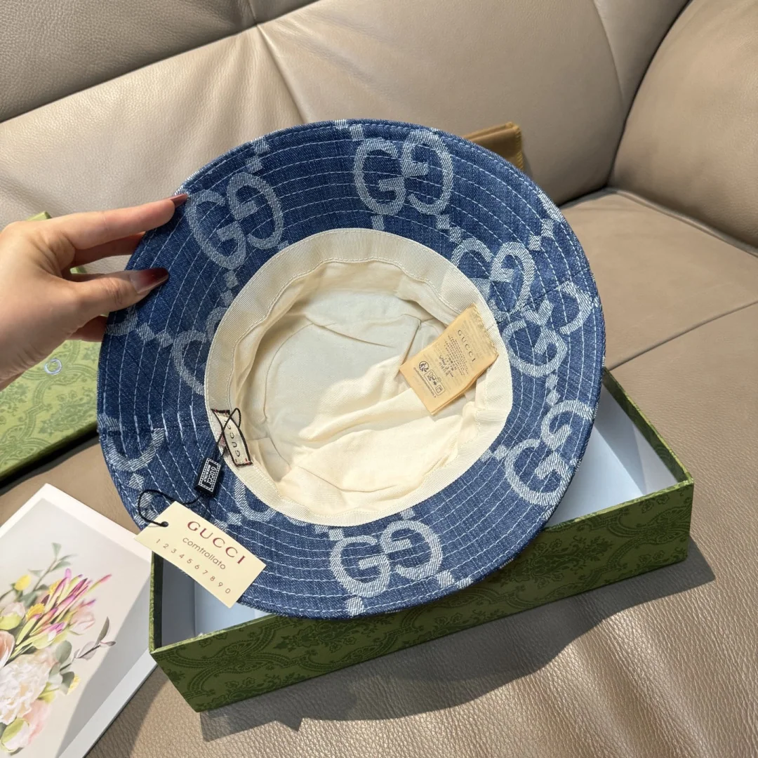 구찌 더블 G 로고 버킷햇 모자 상세 이미지 7