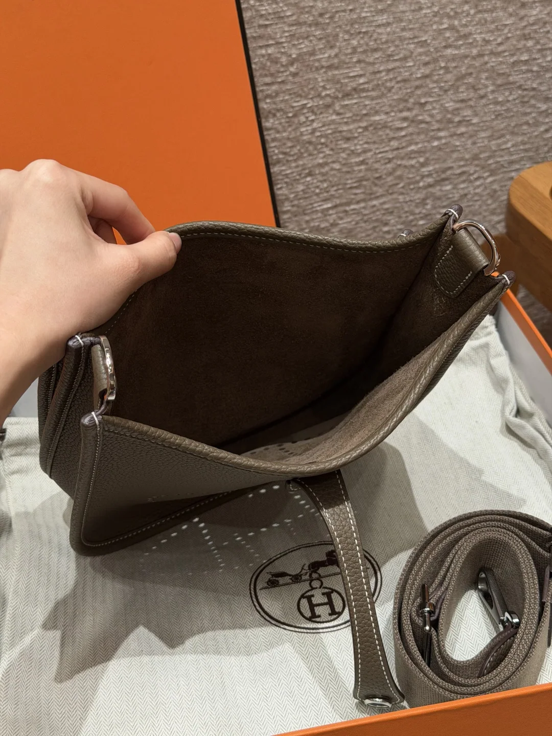 에르메스 에블린 23 cm 가방 상세 이미지 6