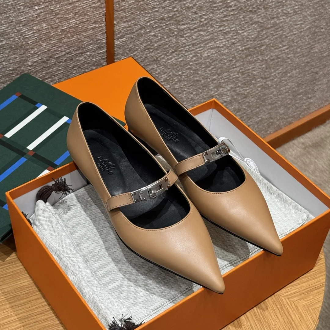 에르메스 켈리 발레 플랫 신발 8533 상세 이미지 6