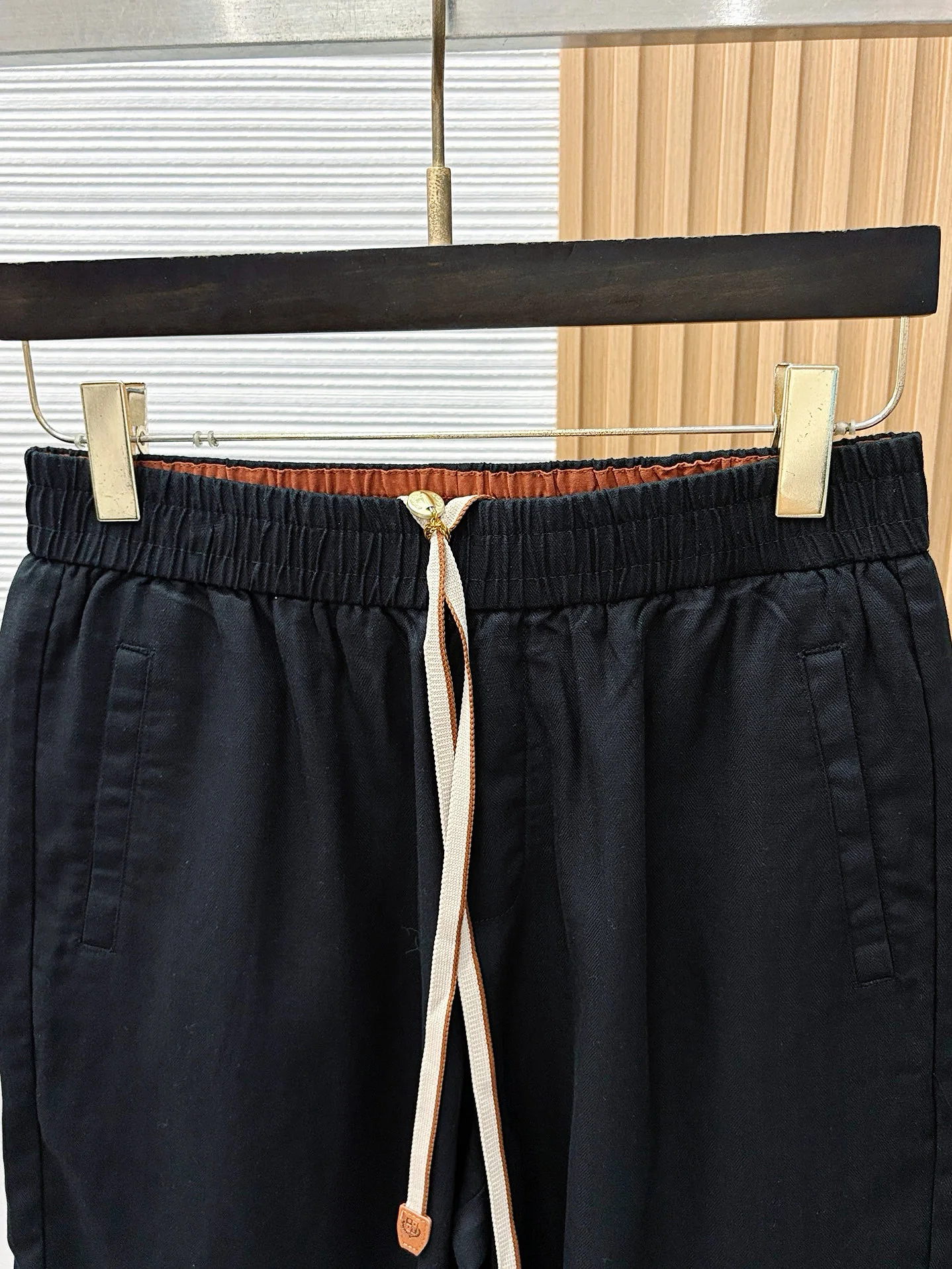 로로피아나 린넨 코튼 남성 반바지 상세 이미지 2