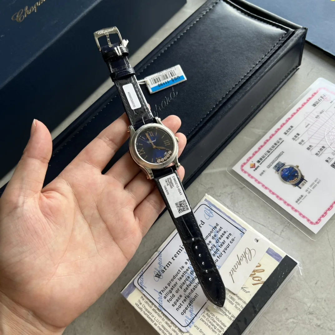쇼파드 해피 다이아몬드 5 다이아 무빙 다이아 여성 시계 레플리카 45051 Chopard