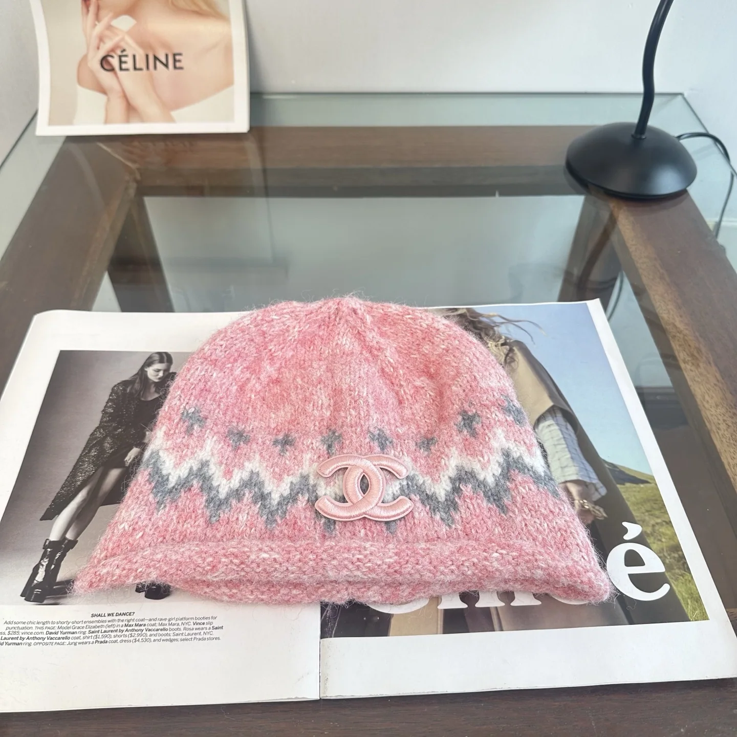 샤넬 니트 비니 모자 상세 이미지 2