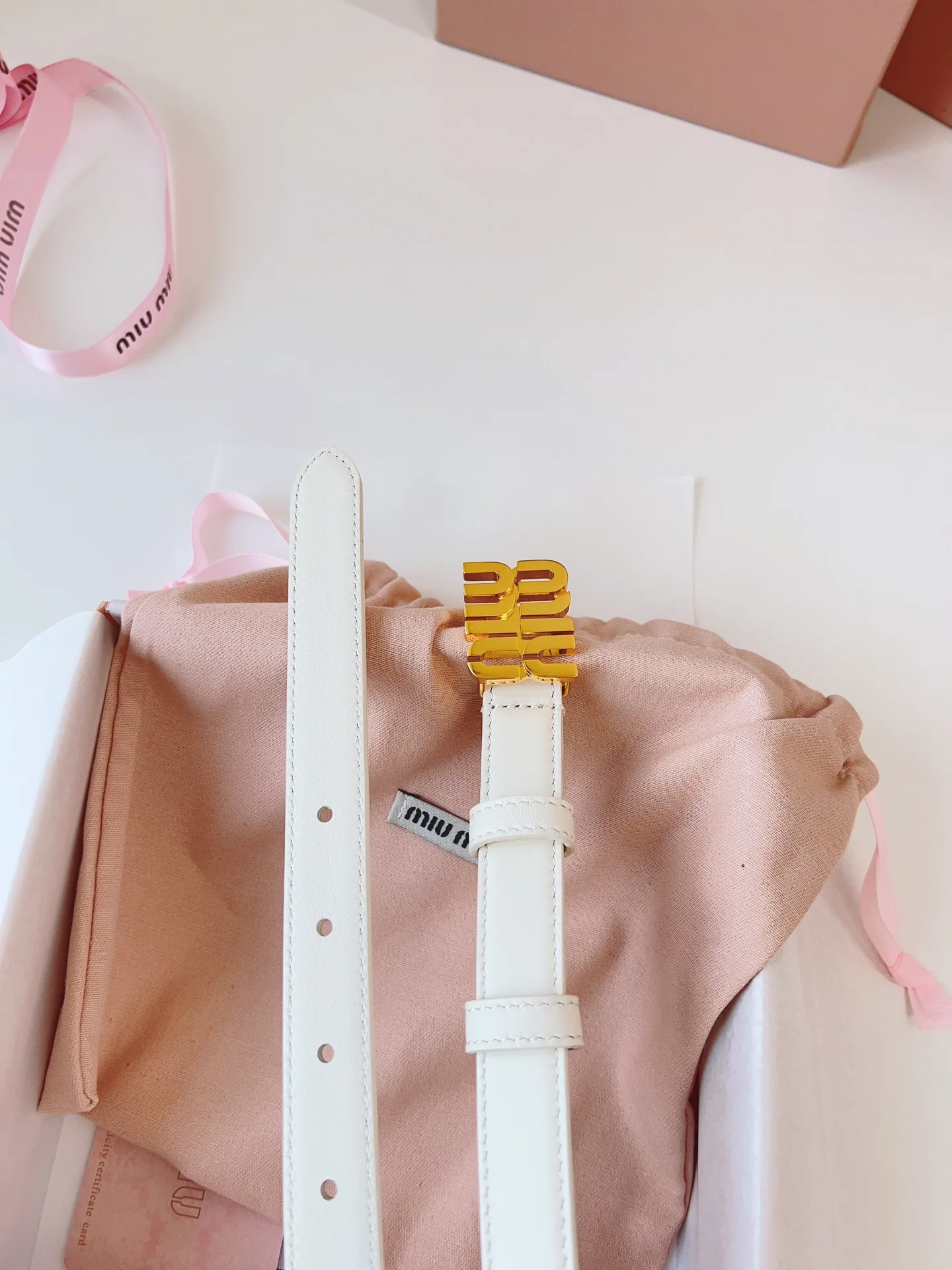 미우미우 벨트 57903 Miu Miu Belt 상세 이미지 4