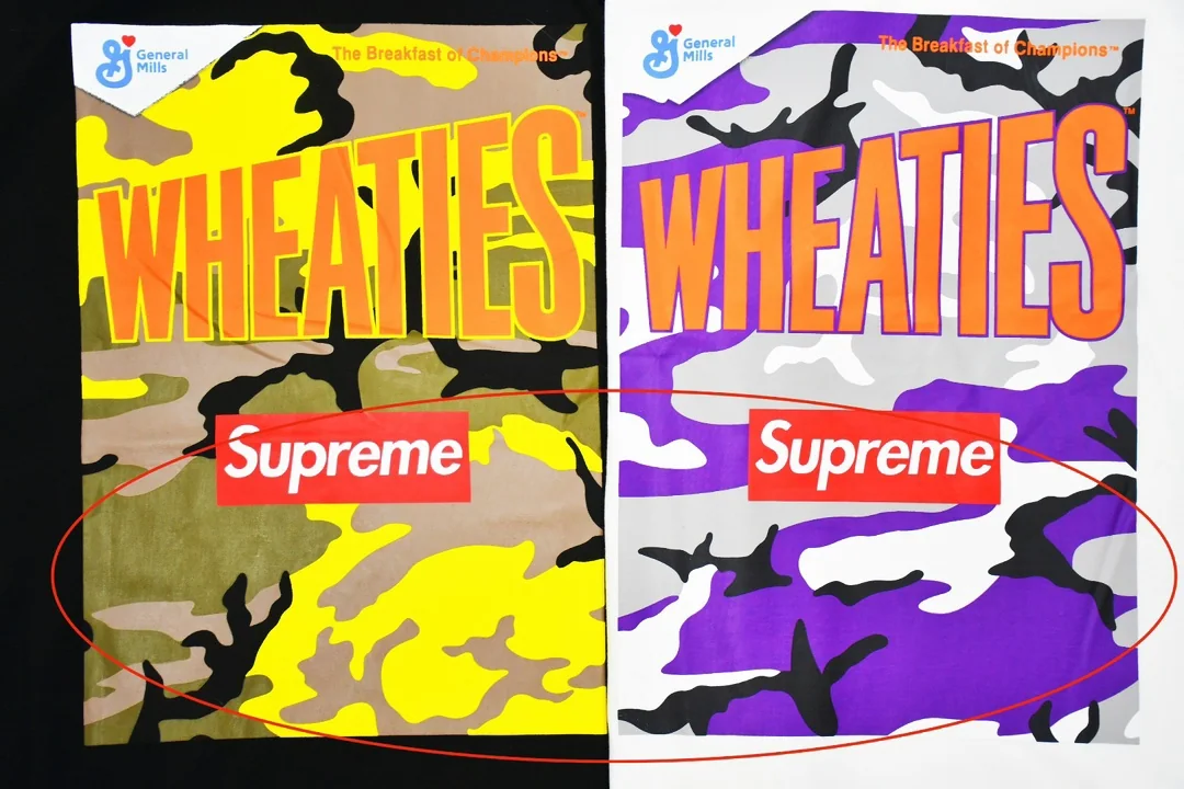 슈프림 Wheaties 시리얼 프린트 반팔 티셔츠 상세 이미지 5
