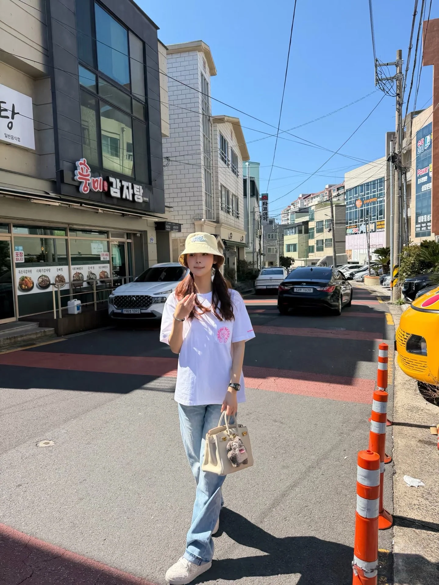 크롬하츠 핑크 말굽 십자가 남여공용 반팔 티셔츠 상세 이미지 4