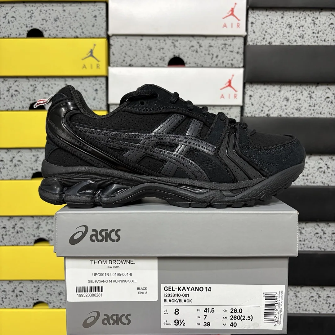 아식스 [ZC] 젤 카야노 14 1203B110-001 200459 Asics Gel-Kayano 14 Thom Browne Black