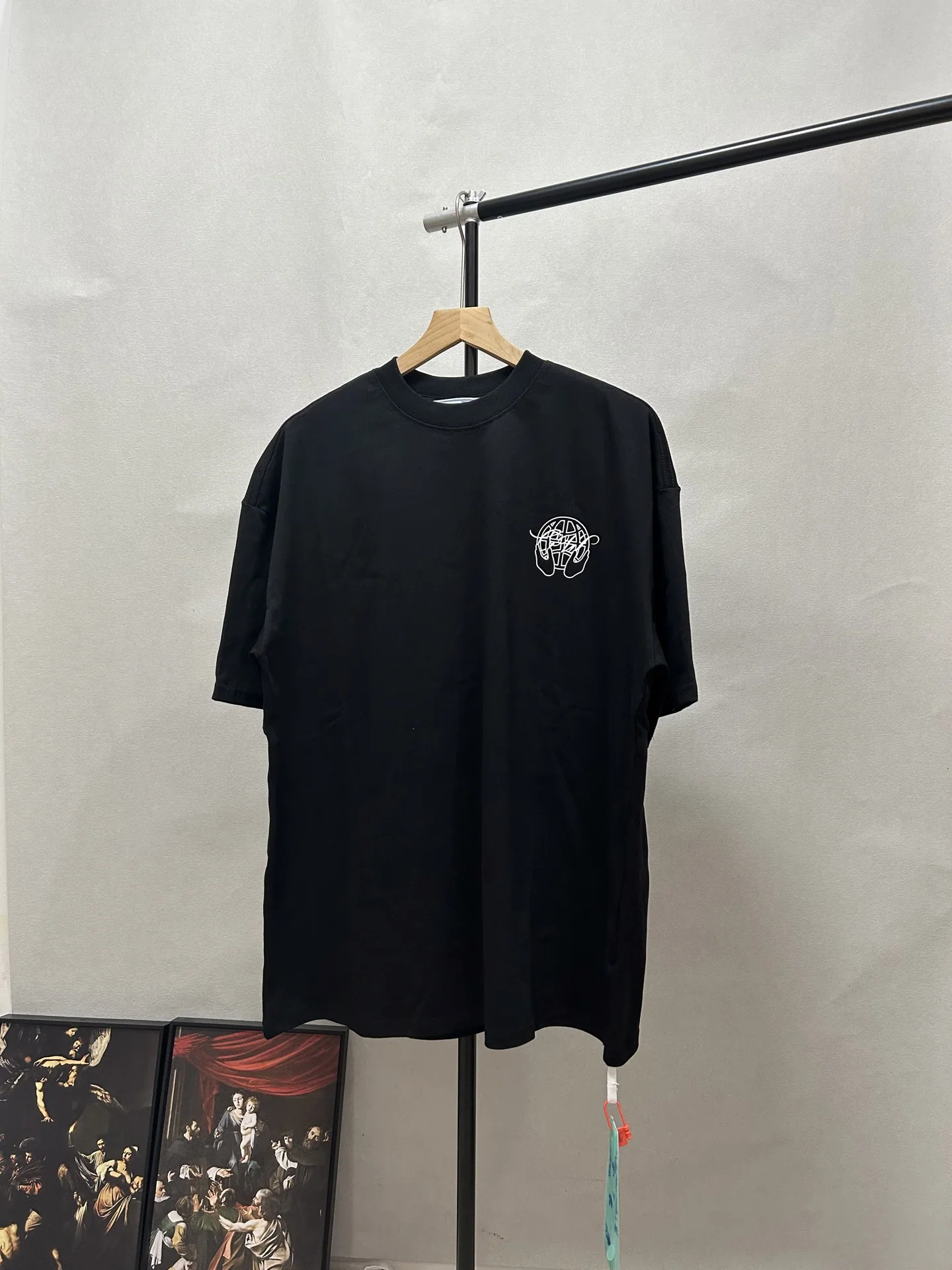 오프화이트 OW 22 ss 오버사이즈 남성 반팔 티셔츠 OF 40 상세 이미지 2