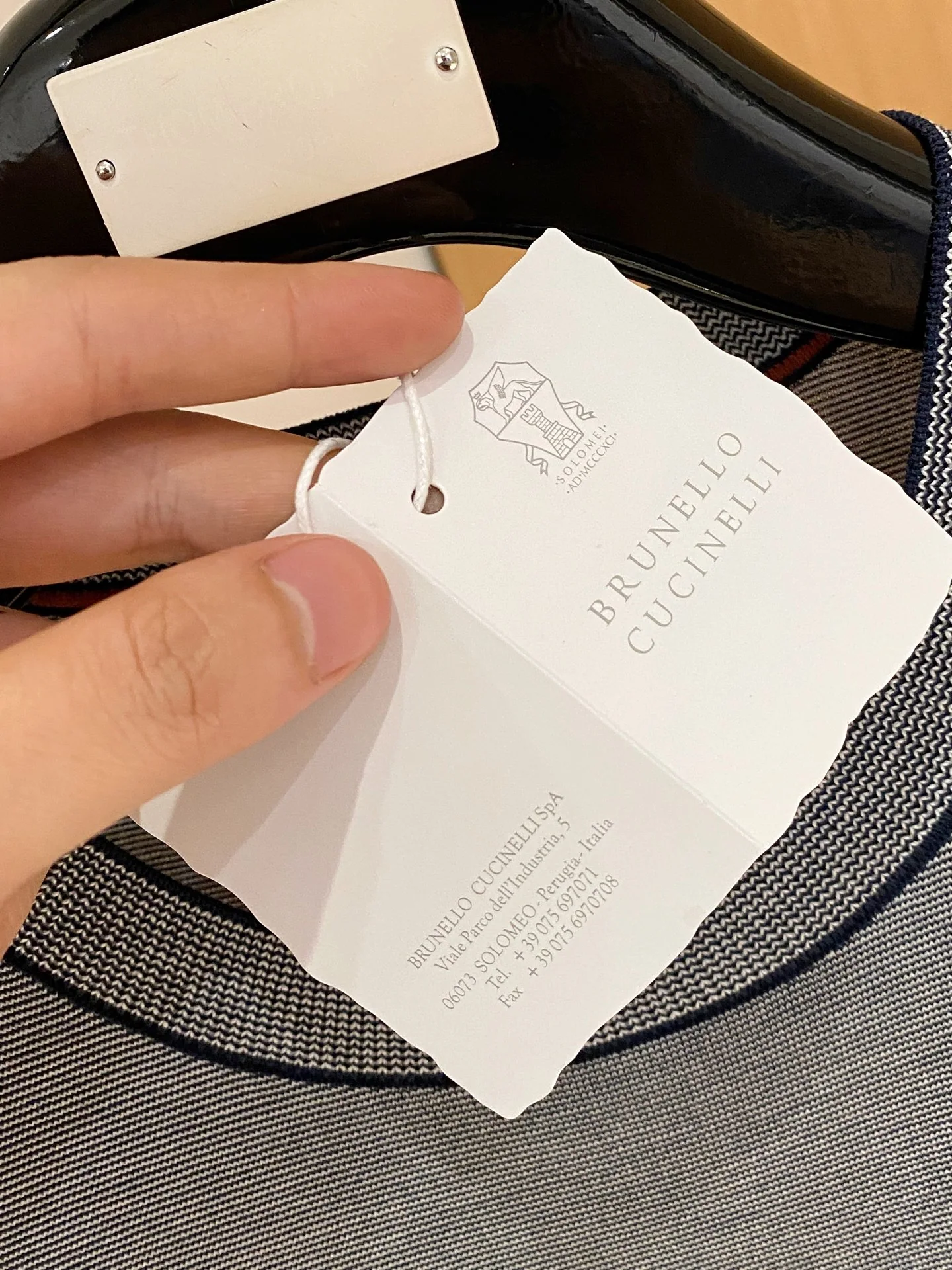 브루넬로쿠치넬리 남성 린넨 반팔 티셔츠 상세 이미지 6