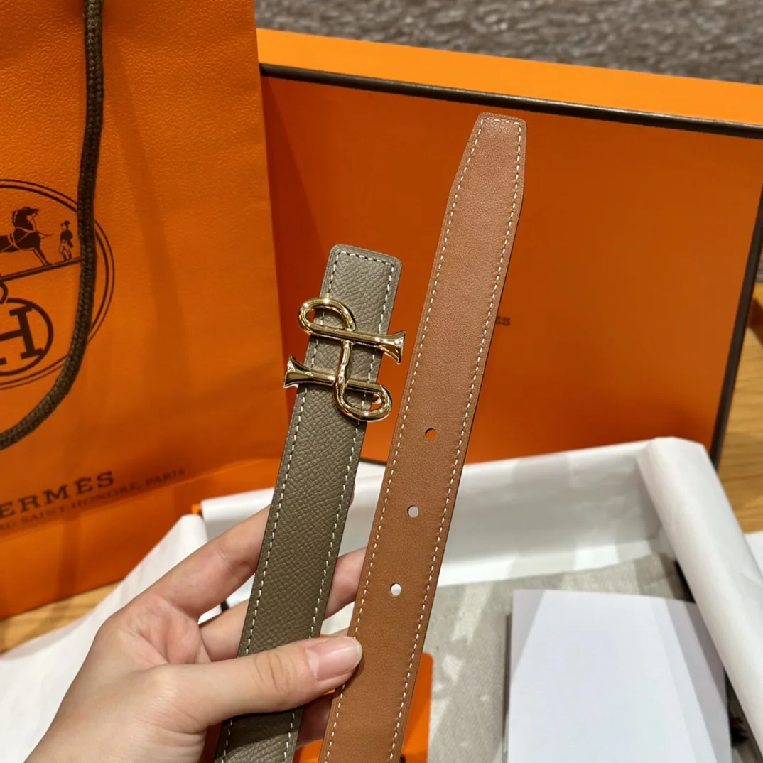 에르메스 H 버클 스위프트 가죽 리버시블 벨트 상세 이미지 2