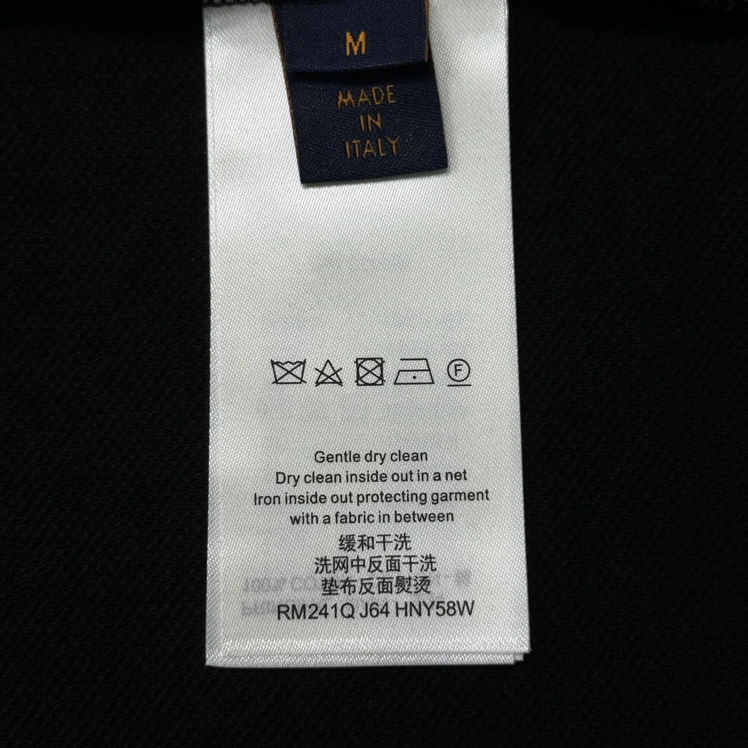 루이비통 LV 로고 자수 폴로 남성 반팔 티셔츠 상세 이미지 8