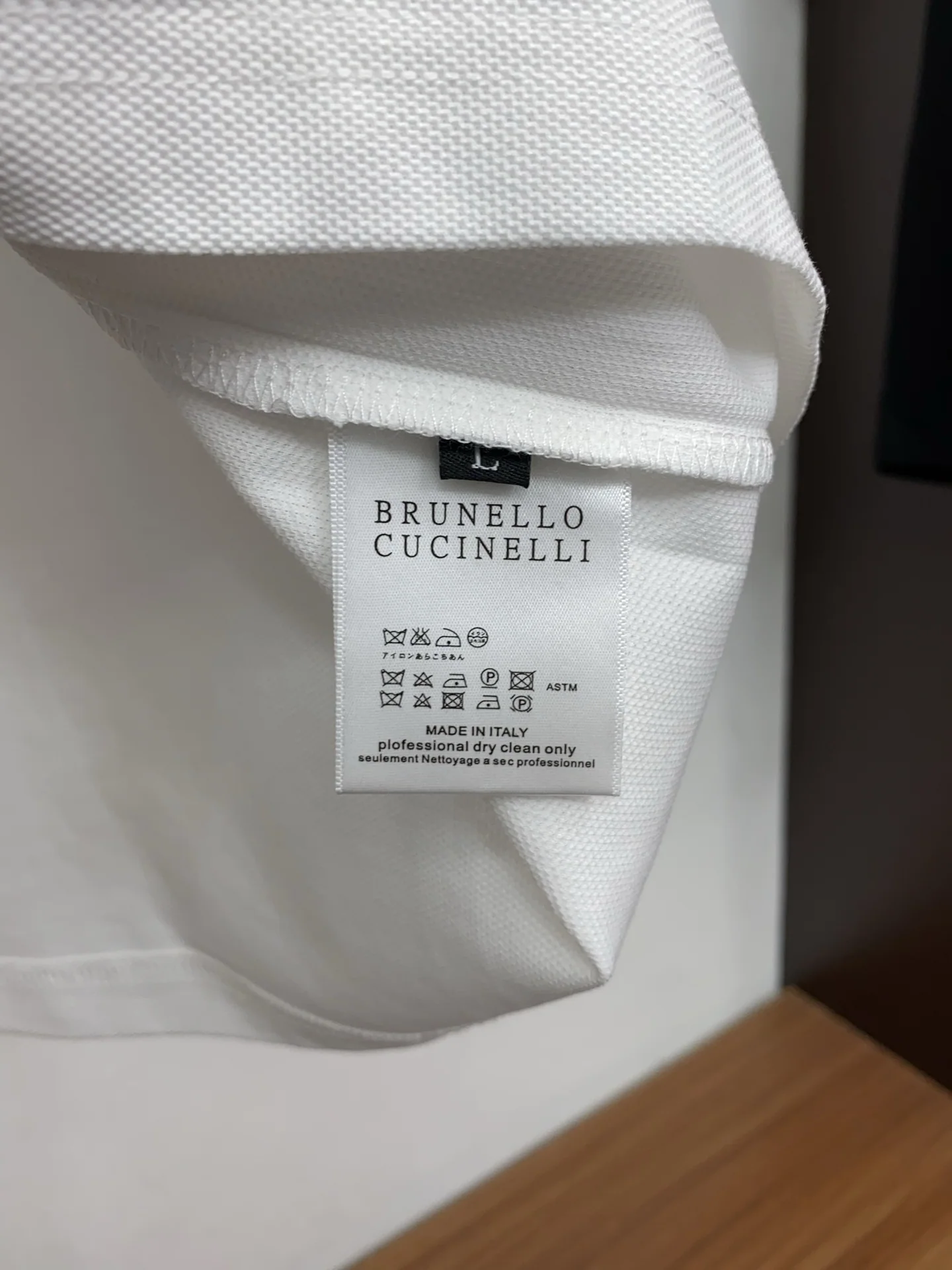 브루넬로쿠치넬리 남성 반팔 카라 티셔츠 상세 이미지 6