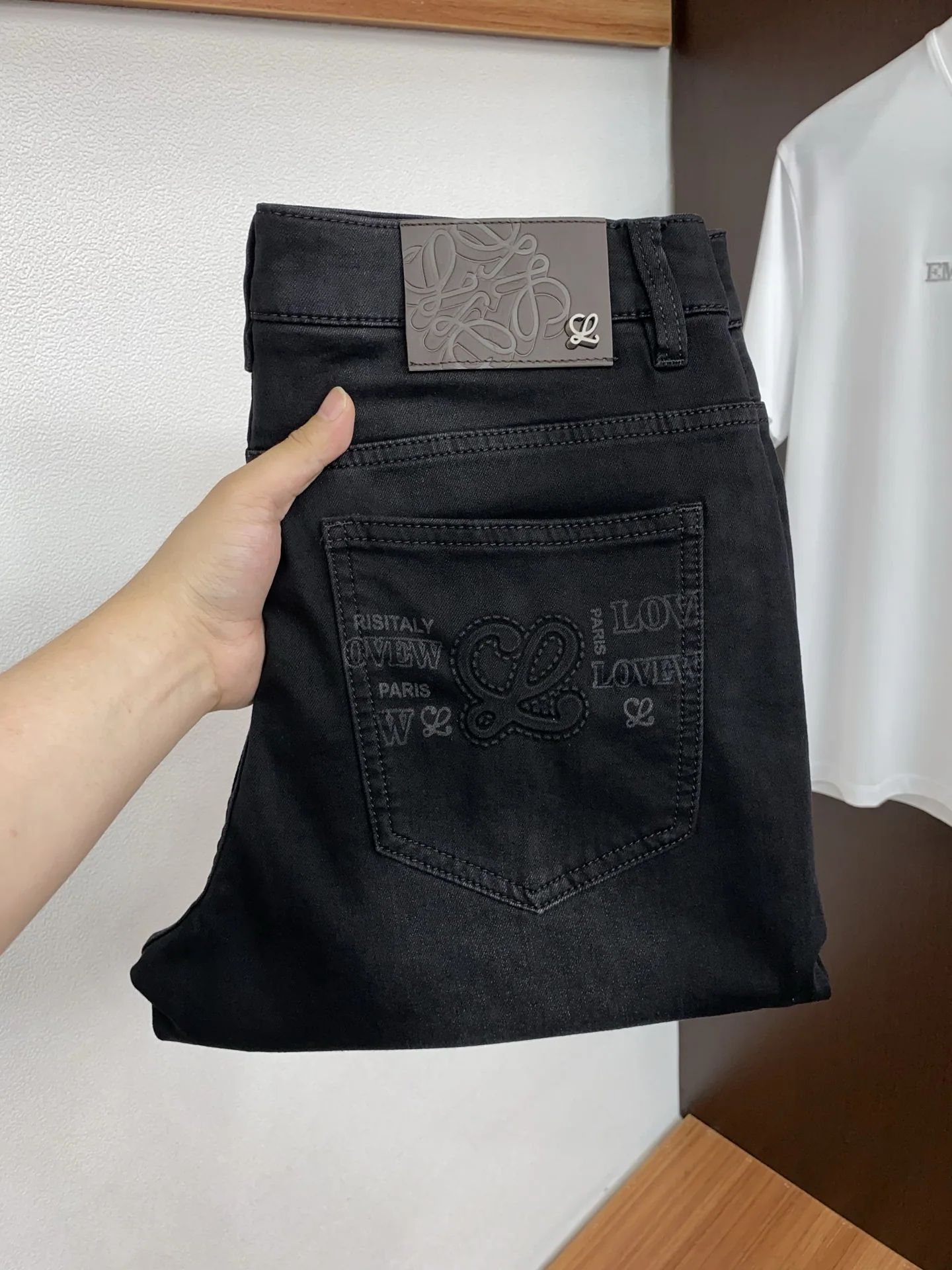 로에베 데님 남성 바지 151396