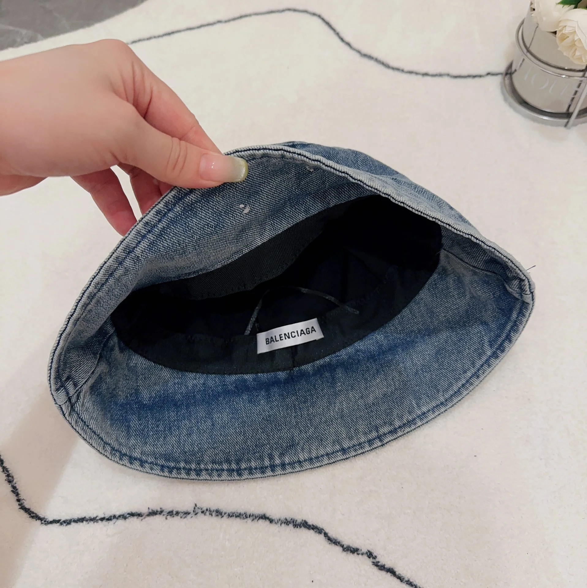 발렌시아가 데님 버킷 햇 상세 이미지 7