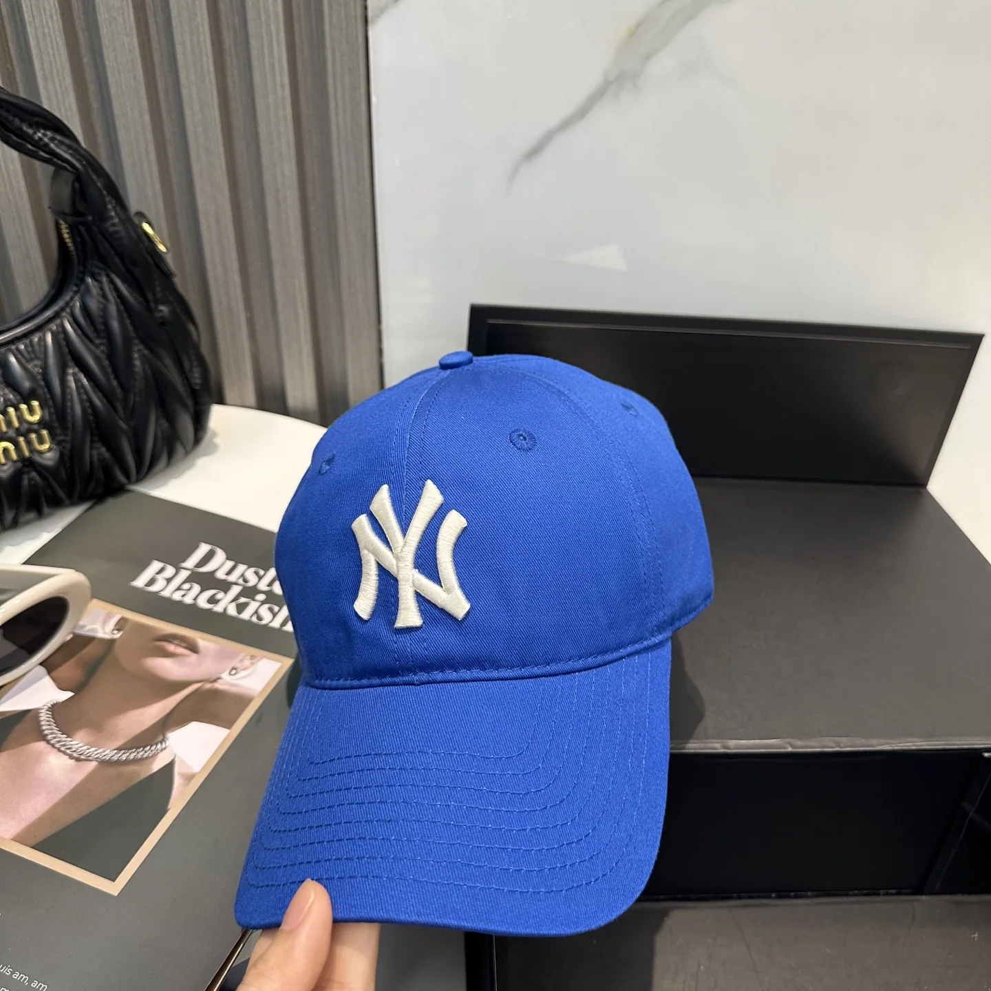 MLB 3D LA 자수 프리사이즈 야구모자 상세 이미지 2