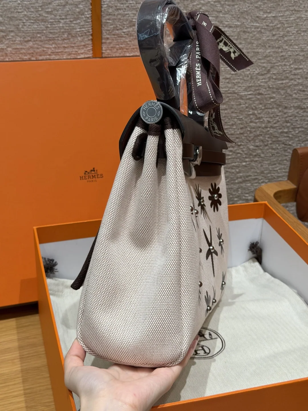 에르메스 하버 캔버스 가방 상세 이미지 3