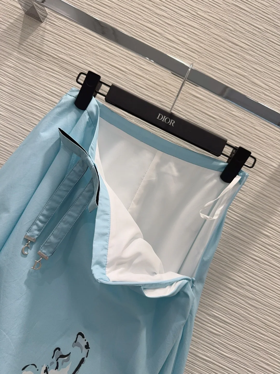 디올 여성 린넨 스커트 상세 이미지 5