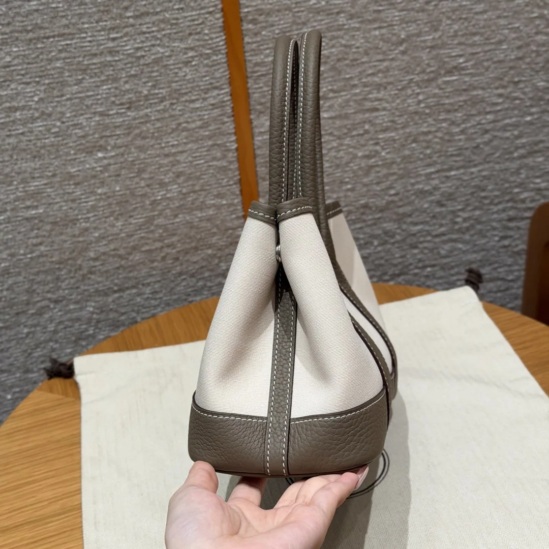 에르메스 가든파티 미니 캔버스 가방 상세 이미지 4