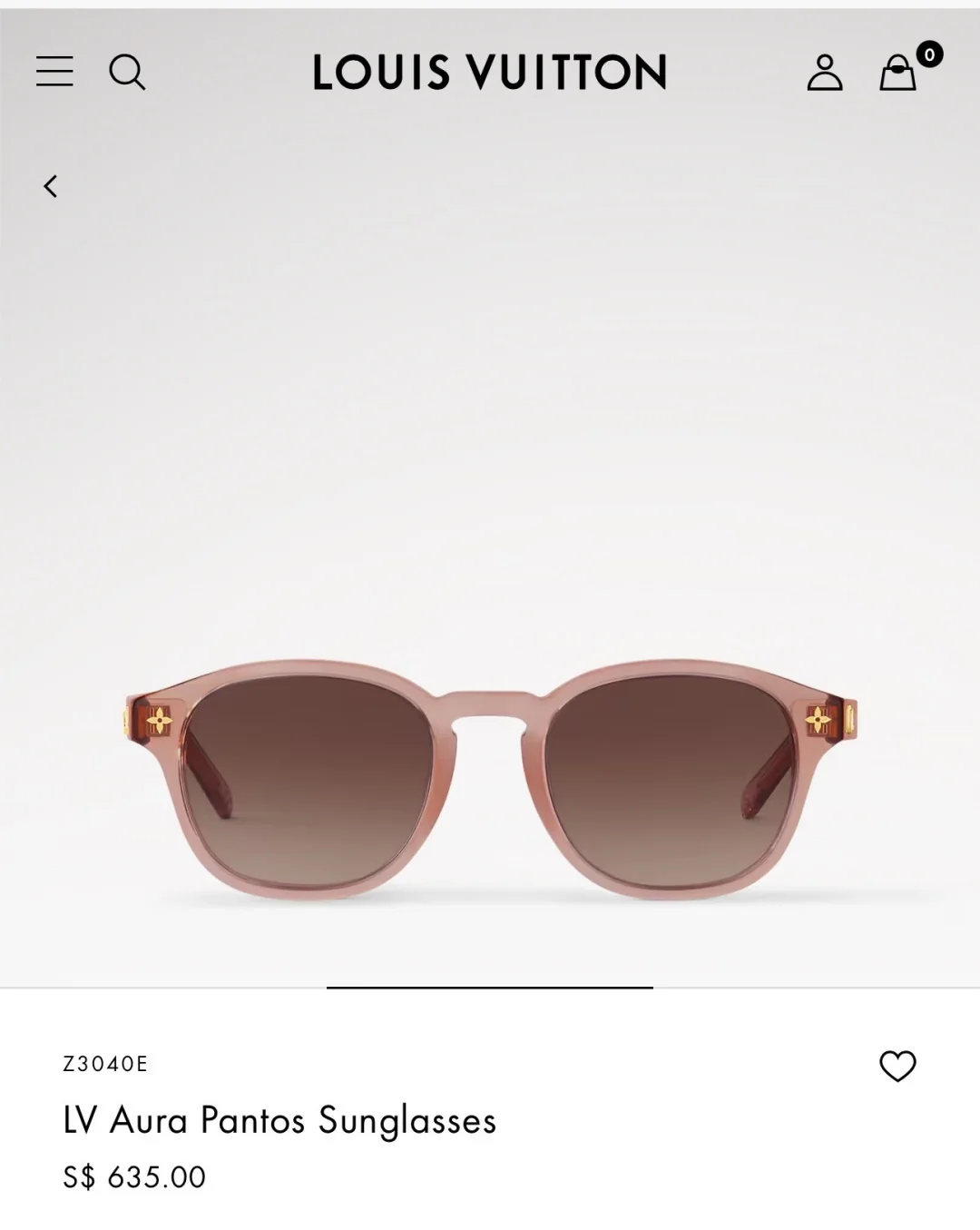 루이비통 선글라스 72900 Louis Vuitton Sunglasses 상세 이미지 2