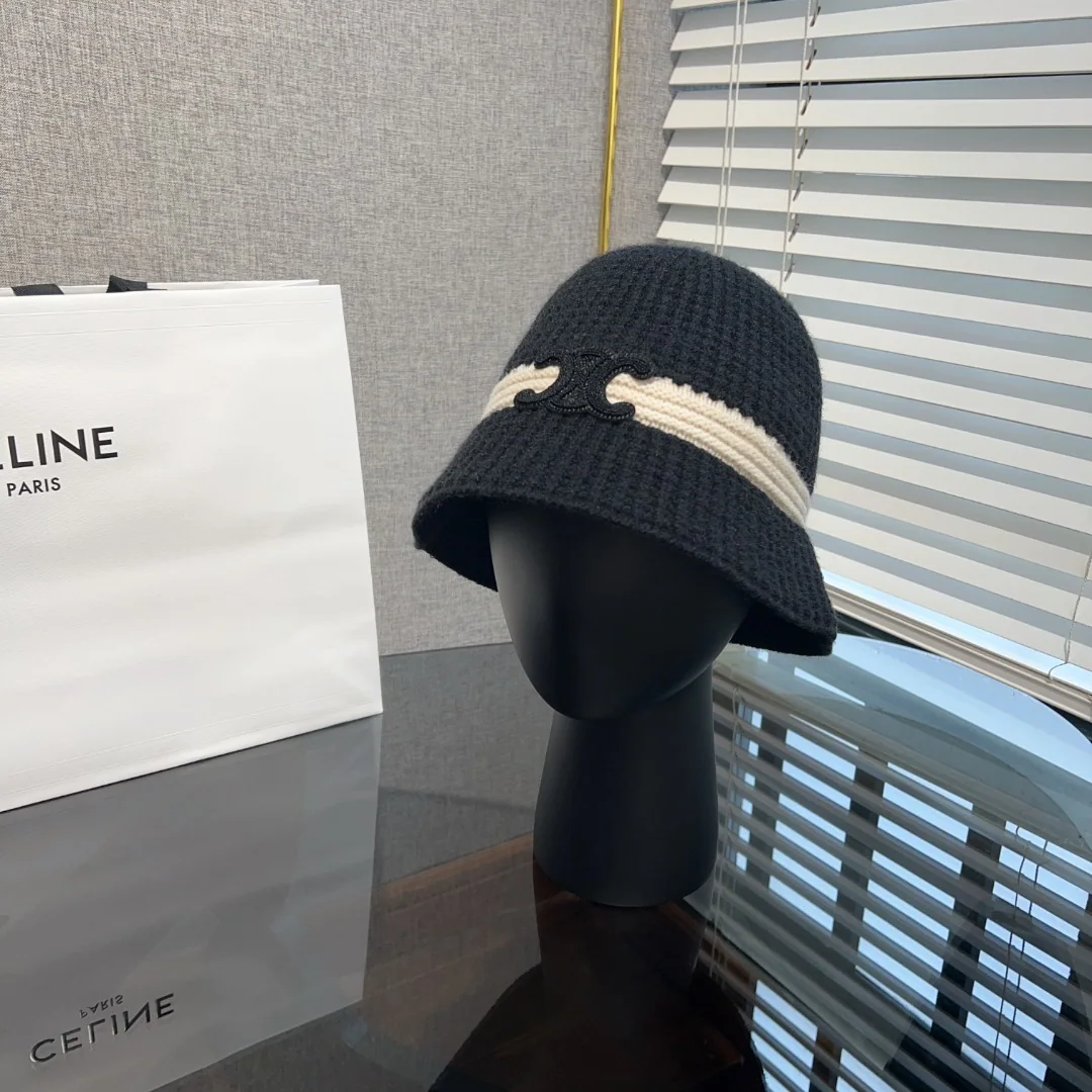 셀린느 와플 니트 버킷햇 상세 이미지 2
