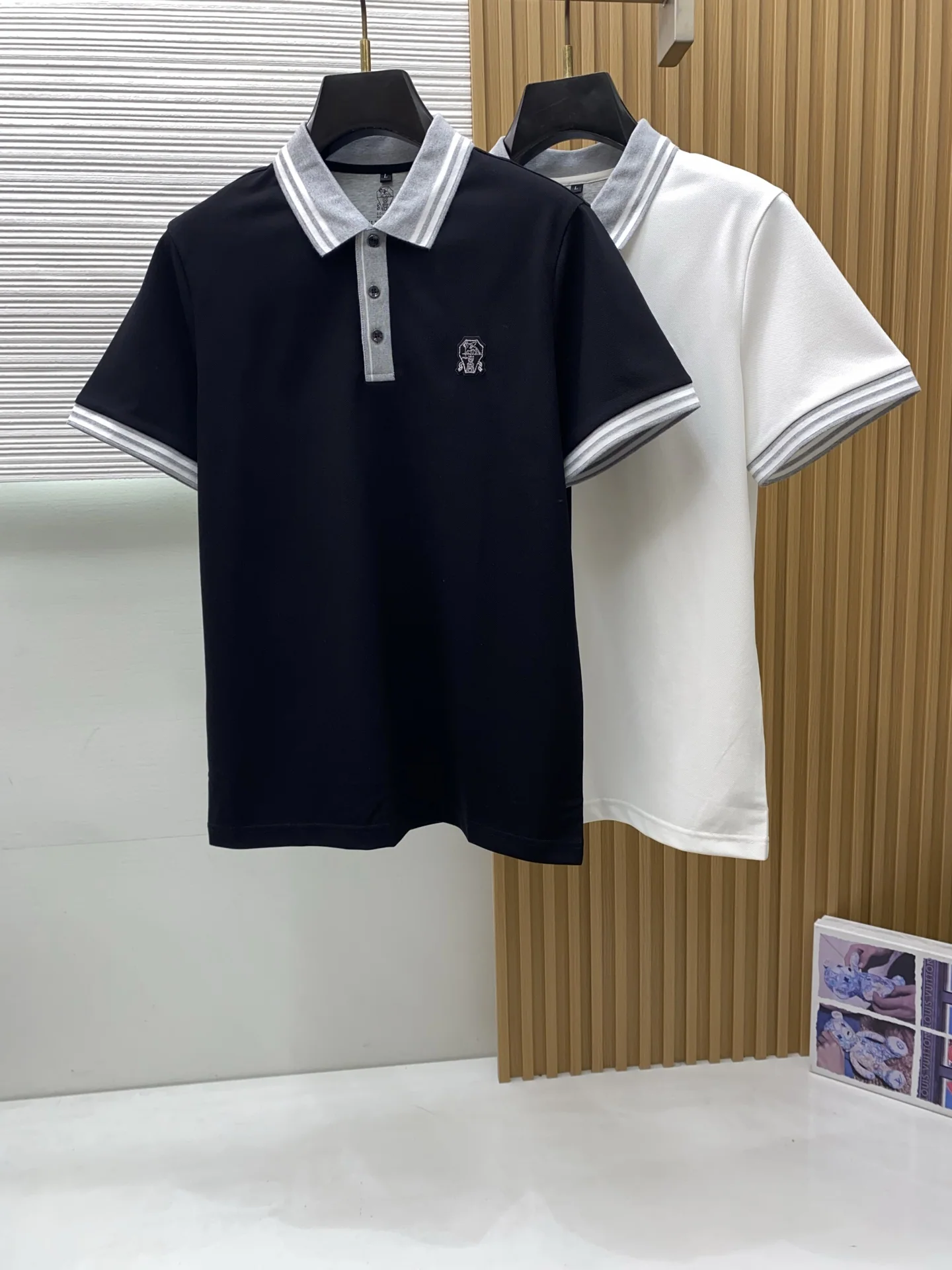 브루넬로쿠치넬리 남성 반팔 폴로셔츠 상세 이미지 8