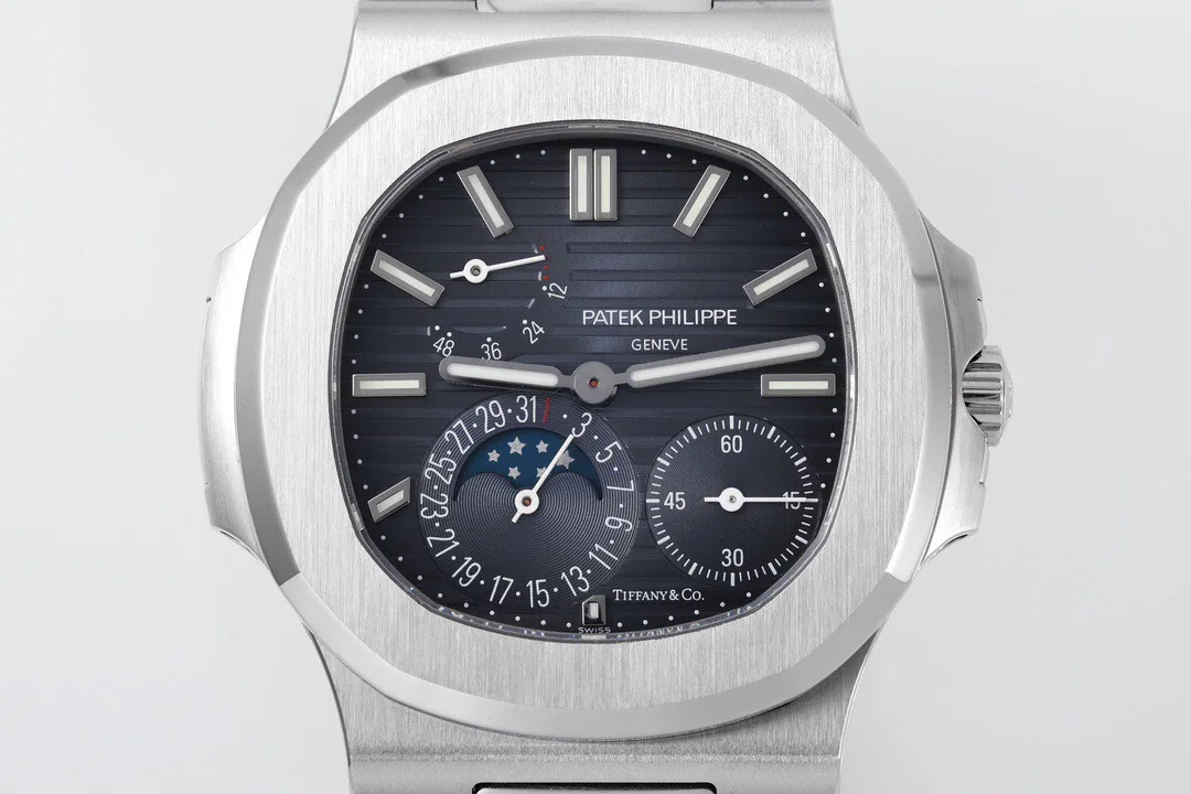 파텍필립 노틸러스 5712 문페이즈 멀티펑션 자동 블루 다이얼 PPF 공장 레플리카 44069 Patek Philippe 상세 이미지 2