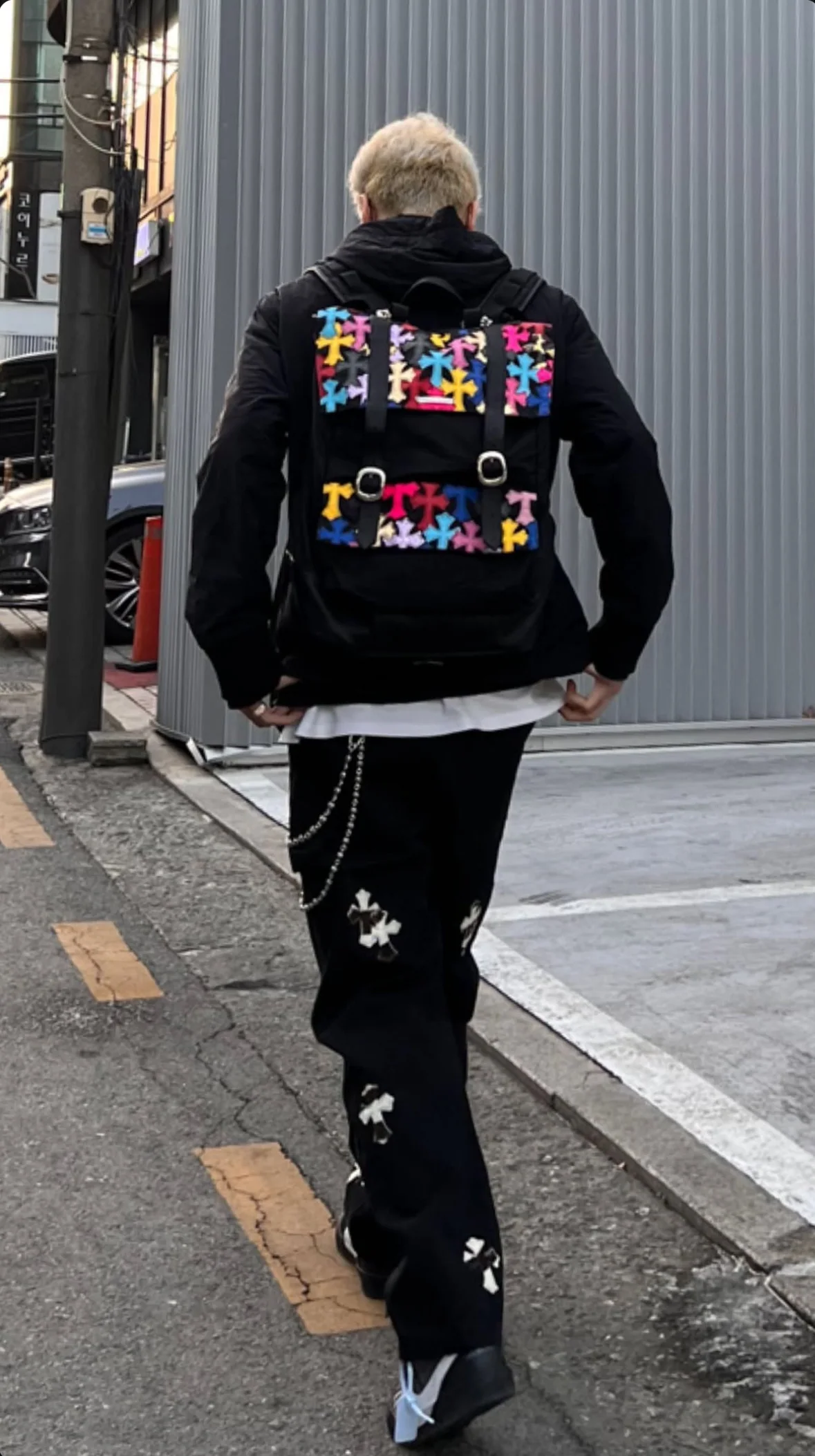 크롬하츠 가죽 백팩 상세 이미지 4