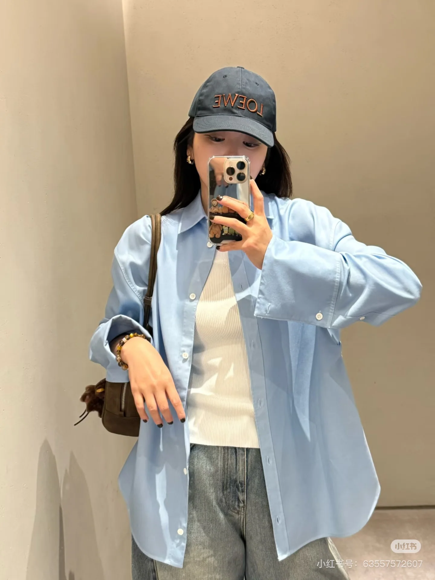 로에베 실크 셔츠 여성용 상세 이미지 9