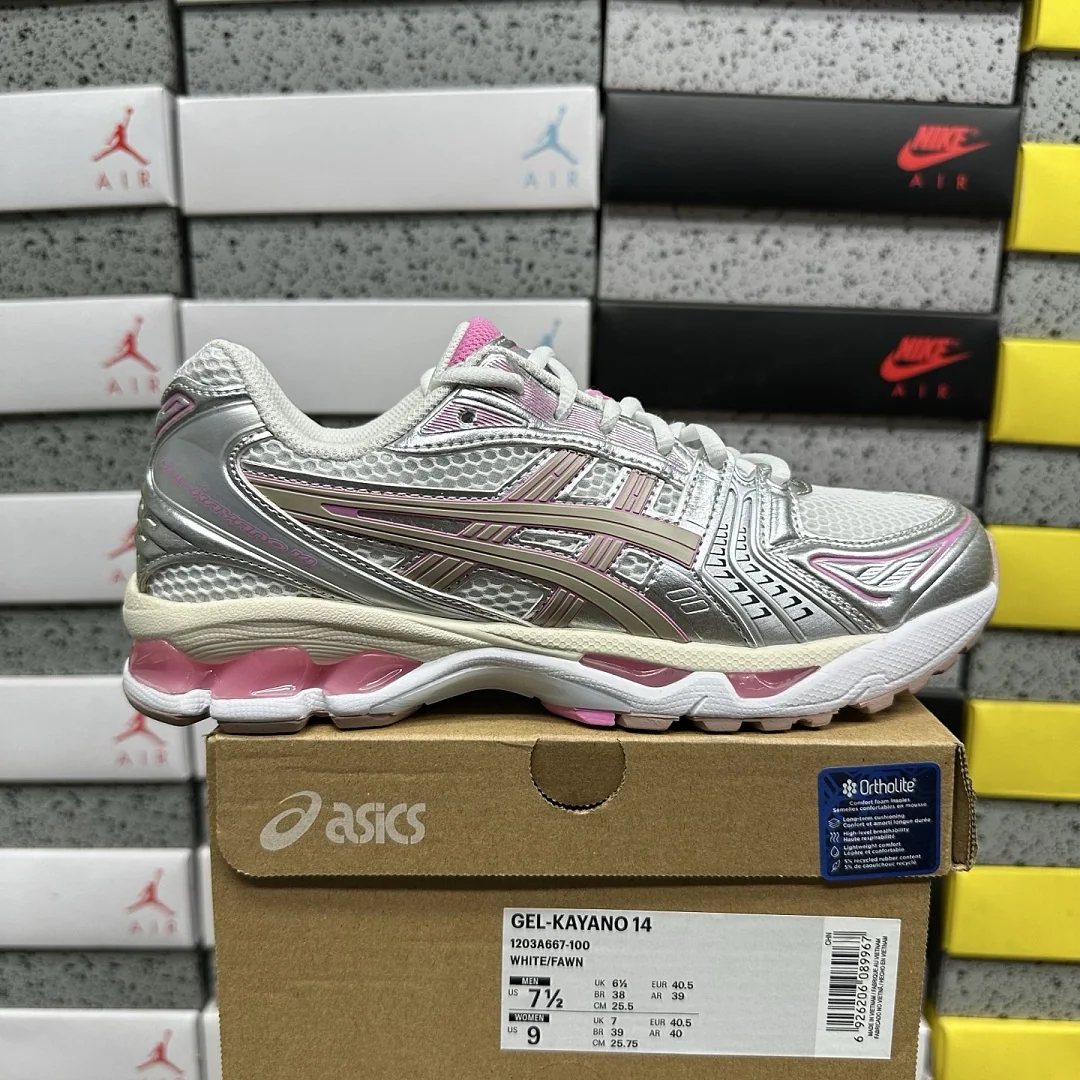 아식스 [TOP] 젤 카야노 14 1203A667-100 200455 Asics Gel-Kayano 14 Unlimited Pack White