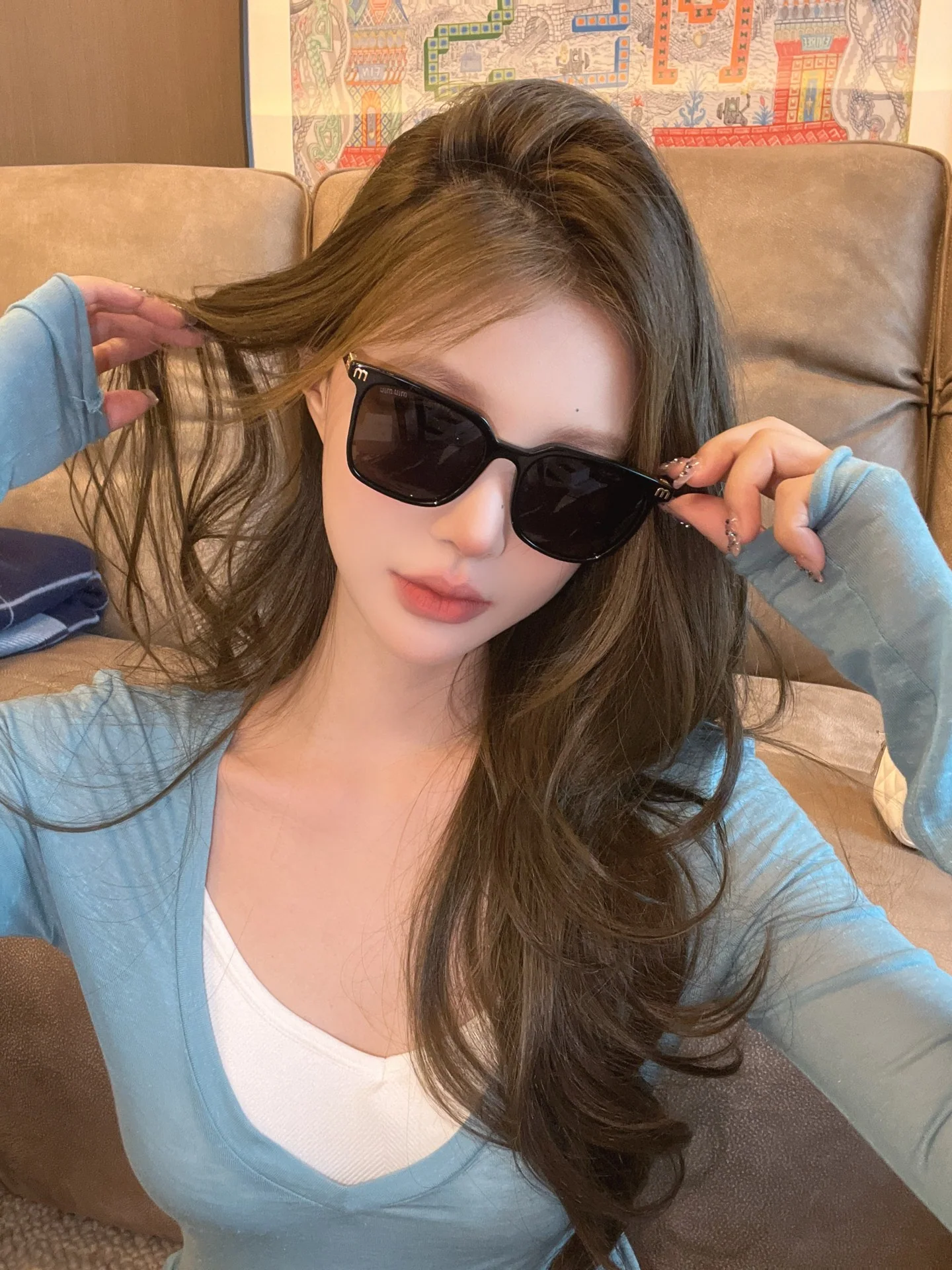 미우미우 VMU 61 ZS 선글라스 상세 이미지 7