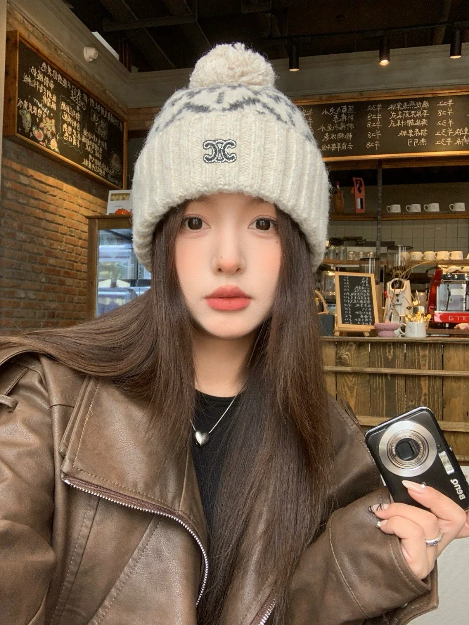 셀린느 니트 모자 상세 이미지 6