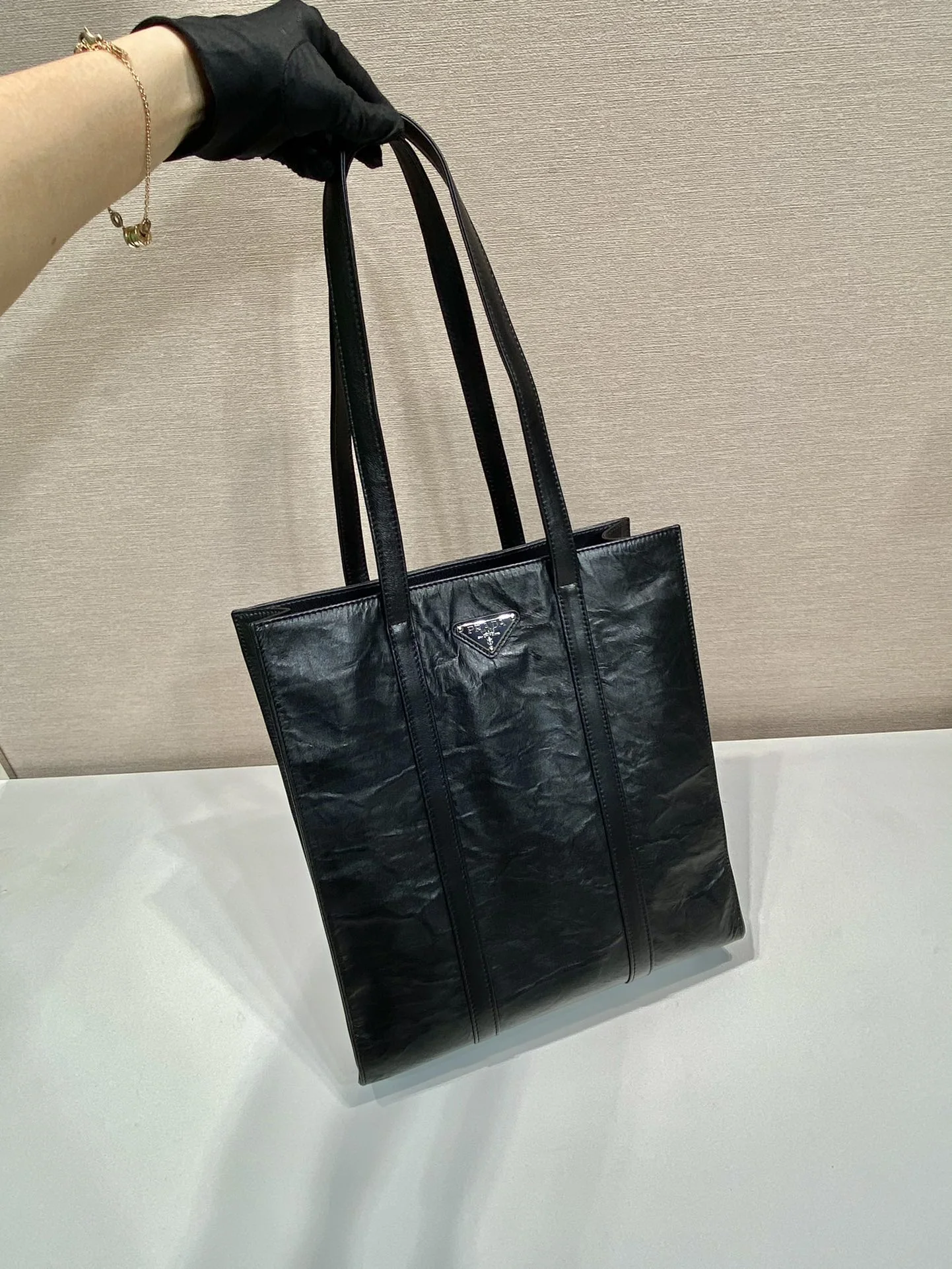 프라다 램스킨 스몰 토트백 1BG459 상세 이미지 3