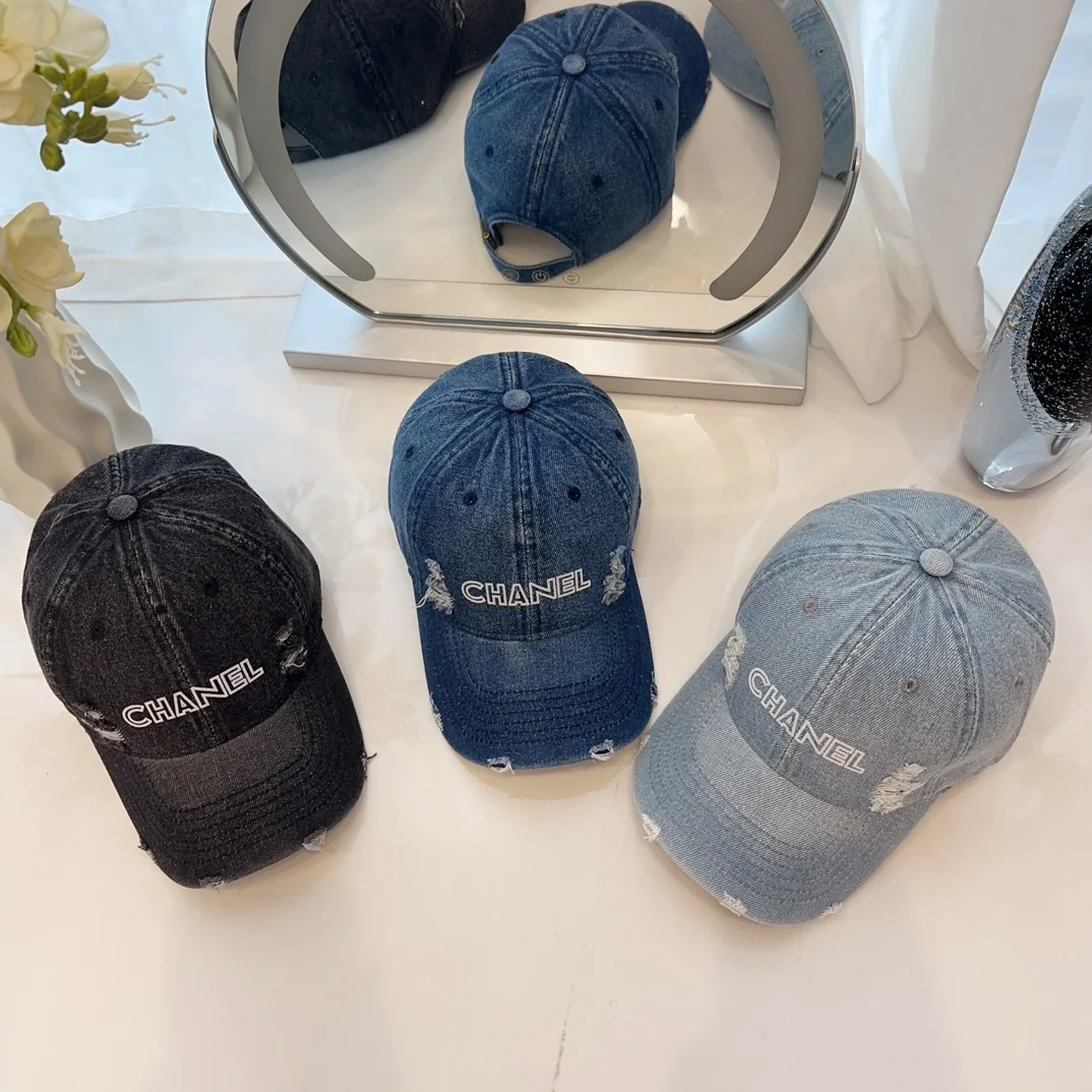 샤넬 데님 베이스볼 모자 상세 이미지 9
