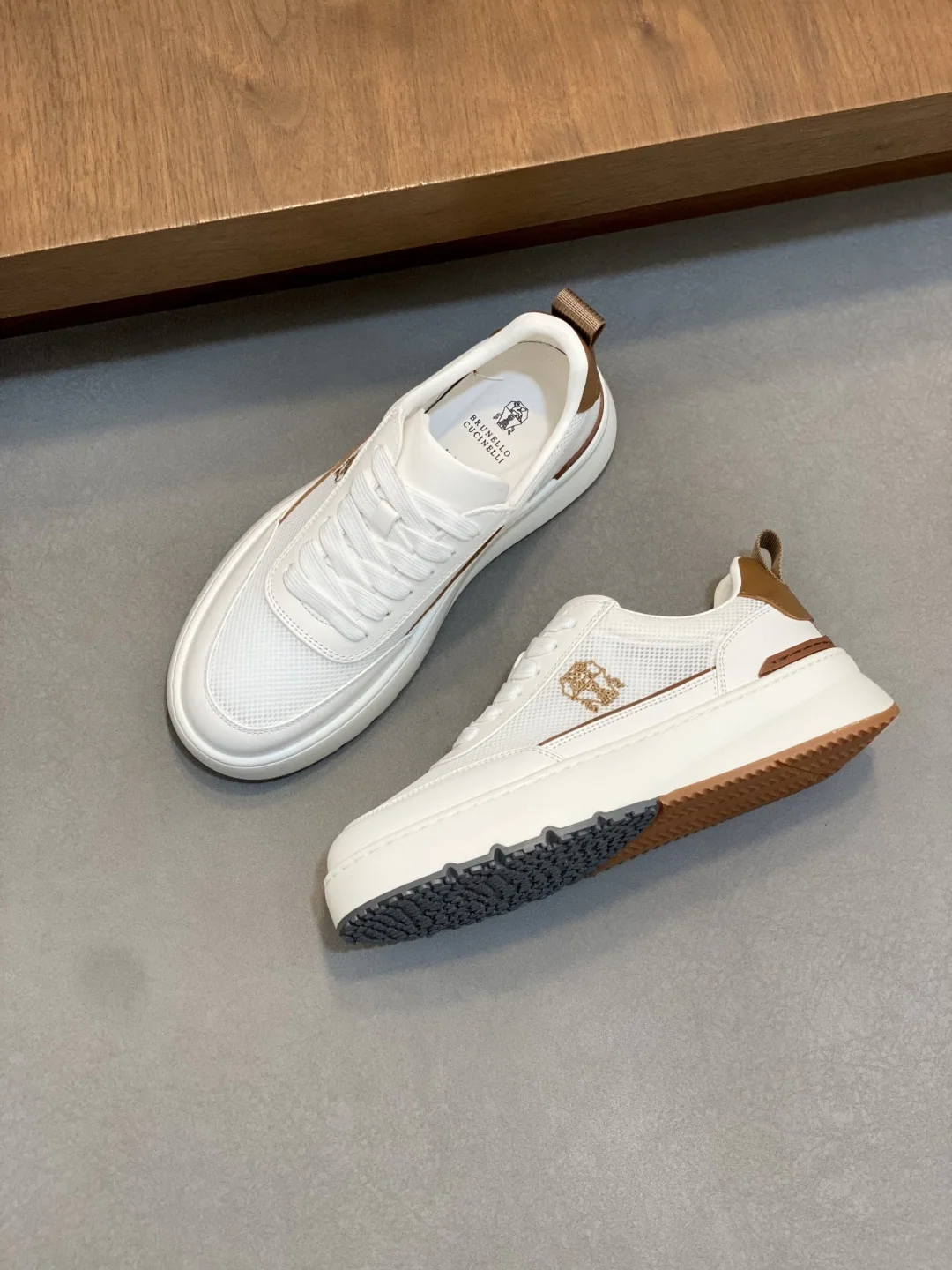 브루넬로쿠치넬리 카시미어 메시 남성 신발 상세 이미지 5