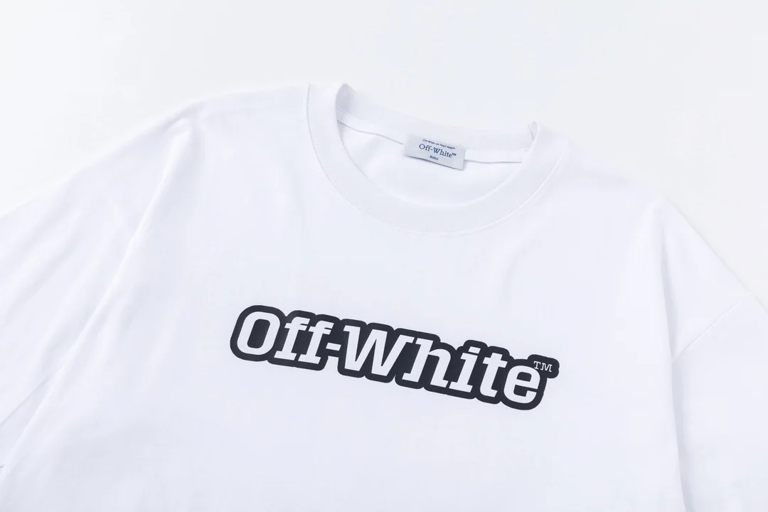 오프화이트 뉴 루즈핏 남성 반팔 티셔츠 상세 이미지 3