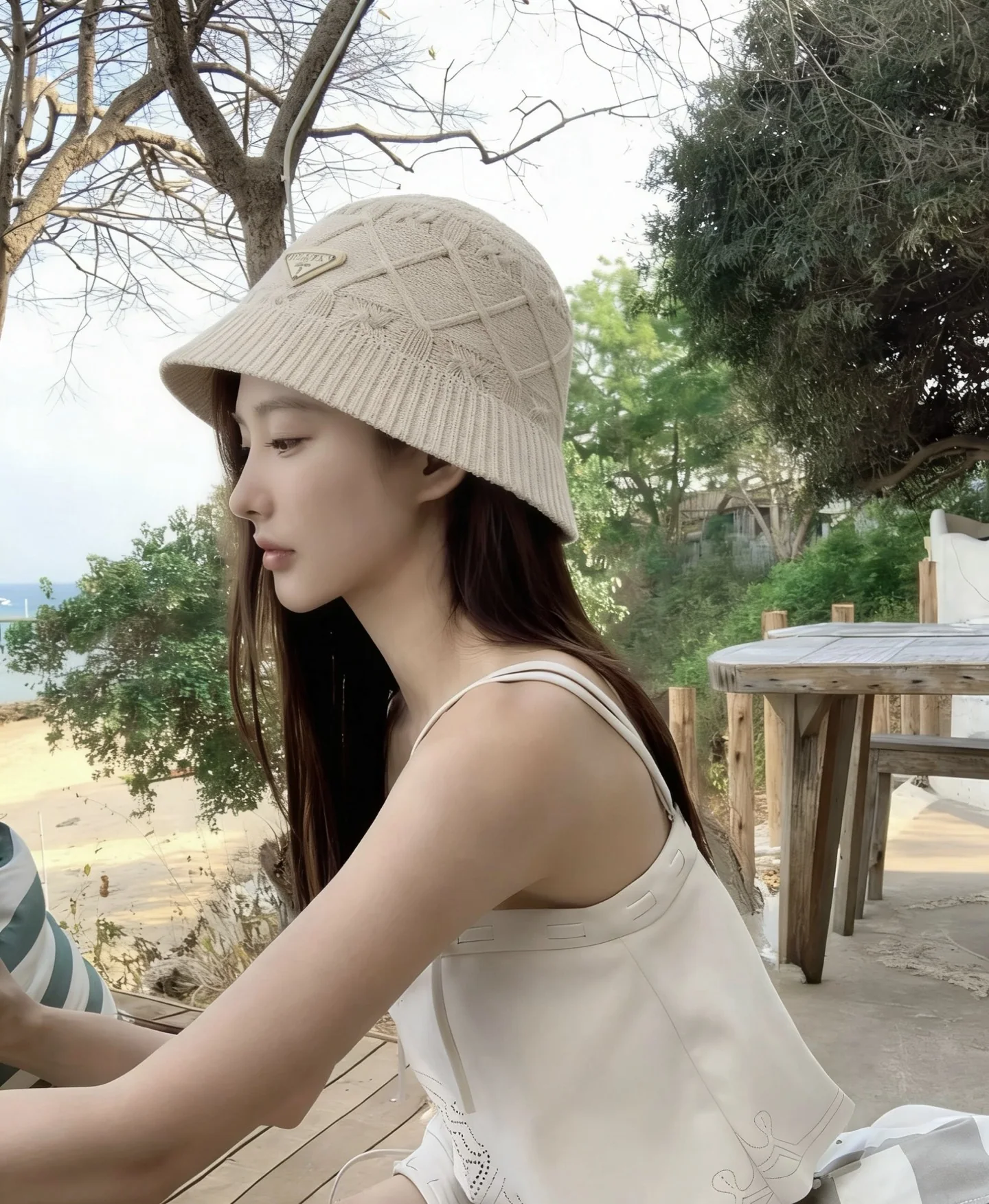 프라다 버킷햇 모자 상세 이미지 10